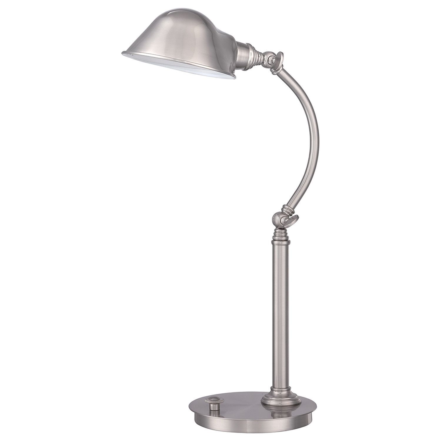 LED Schreibtischleuchte dimmbar Metall 53cm verstellbar Lampe, Tischlampe, Lampenschirm, Zimmer, Duscharmatur