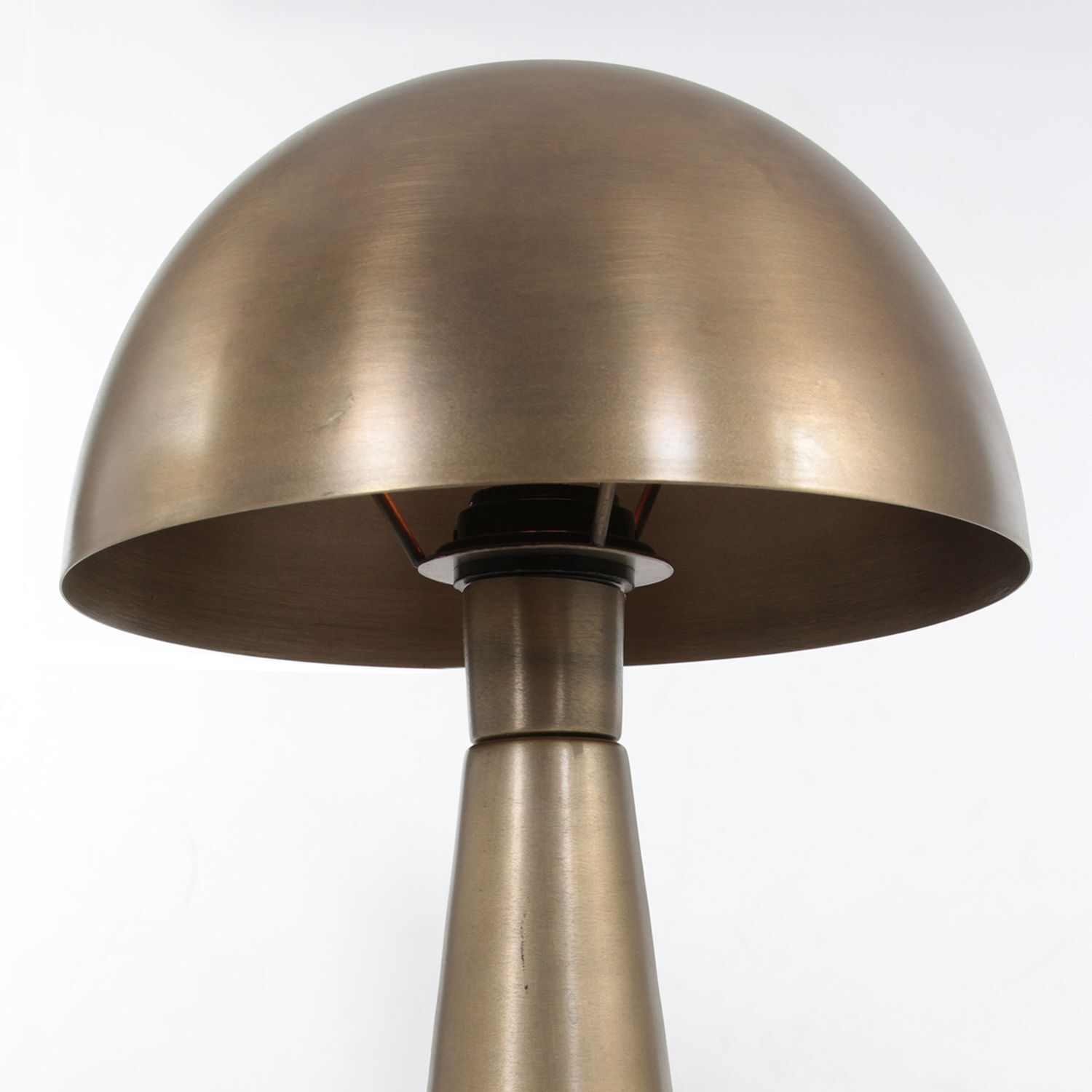 Lampe de table indirecte métal en bronze 42 cm E27 stylé