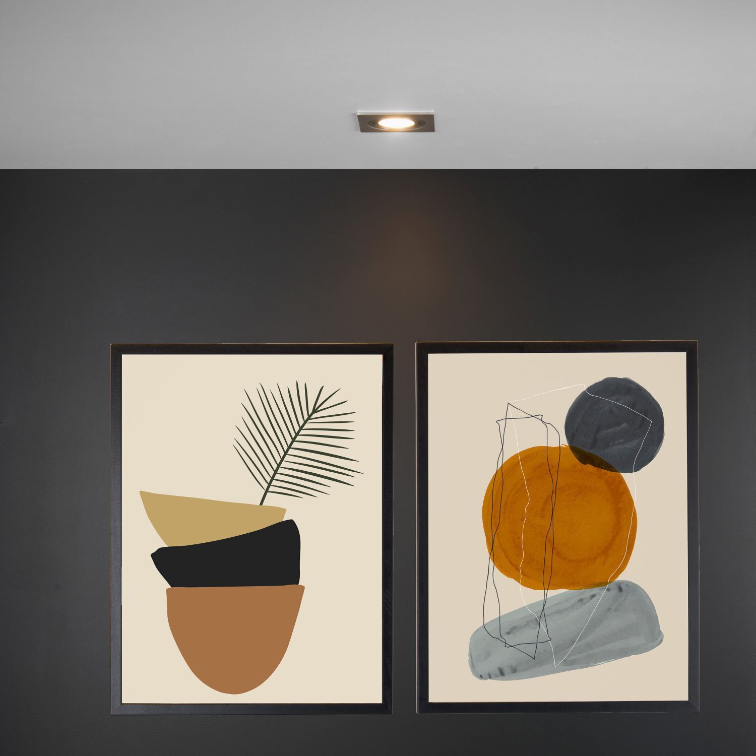 Einbauleuchte Aluminium Chrom GU10 B:9 cm modern Kunst, Moderne Kunst