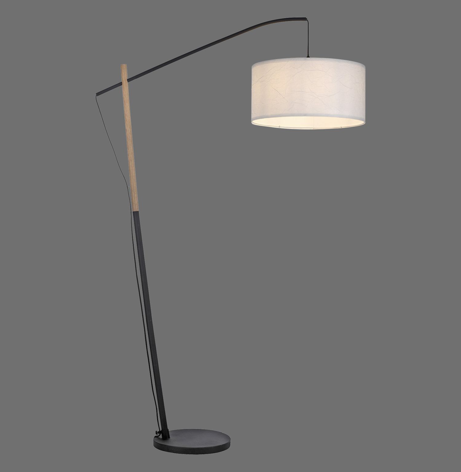 Blendarme Lampadaire papier bois E27 189 cm liseuse Lampe, Lampenschirm