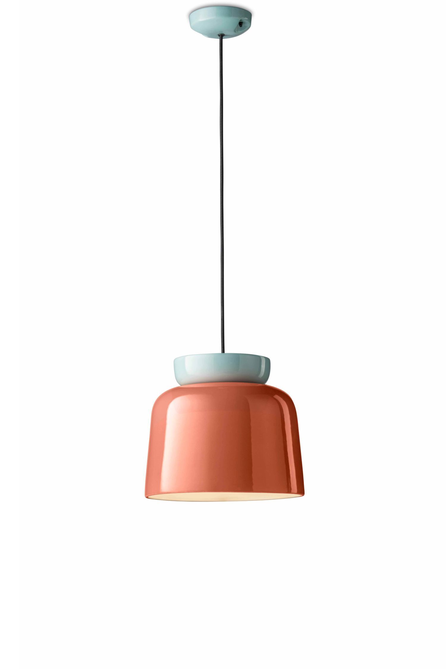 Lampe à suspendre céramique E27 D : 27,5 cm H : max. 145 cm ronde