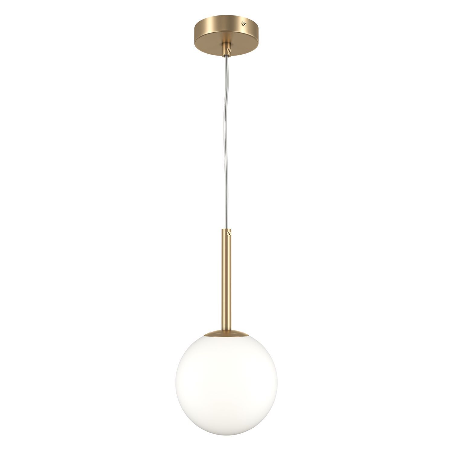 Lampe à suspendre métal verre E14 D : 15 cm H : max. 180 cm