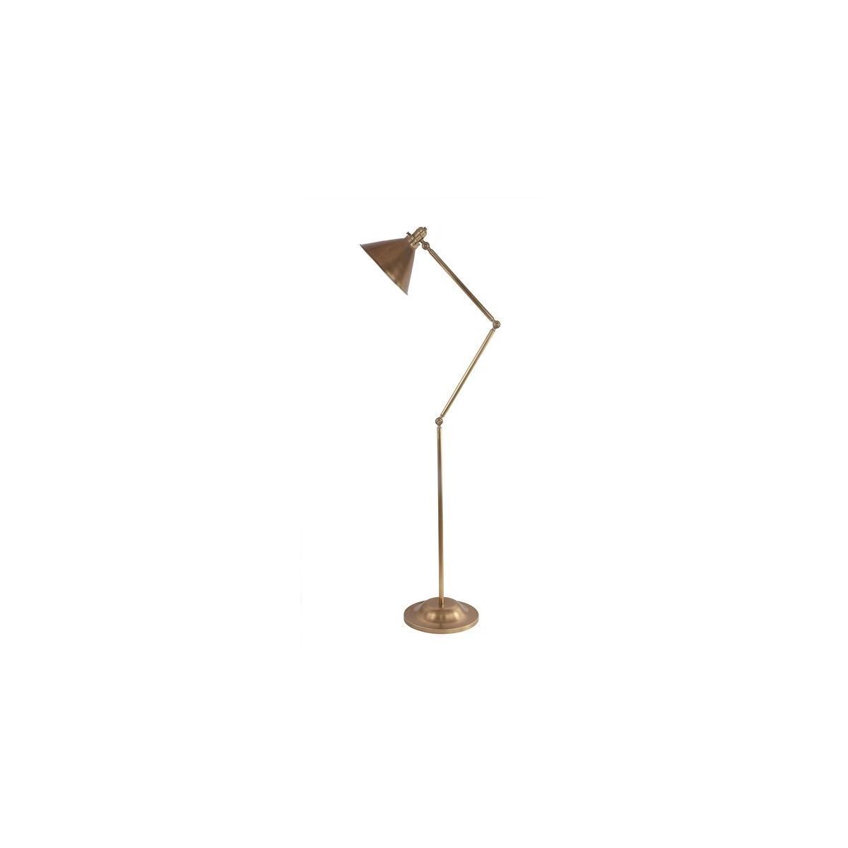 Lampadaire ISMENE en laiton 167cm Lampe de sol