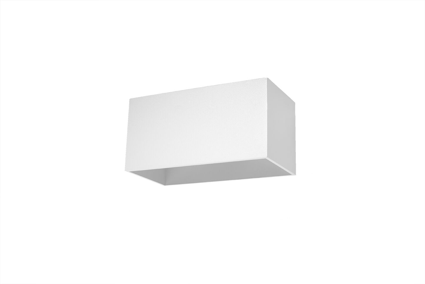 Applique blanche Up Down carrée 2x G9 éclairage de couloir