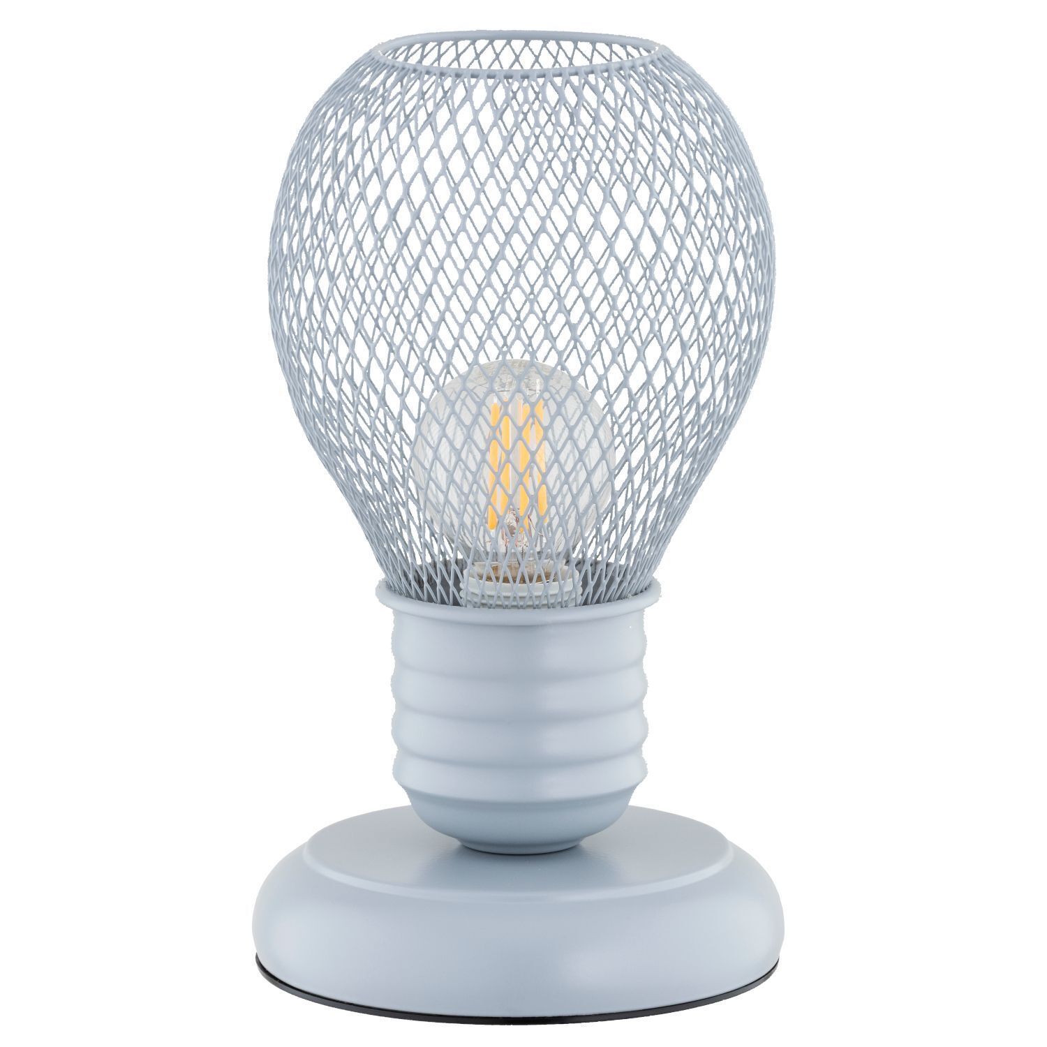 kinder-tischlampe-tischleuchte-kinderzimmer-hirta-1x-e14-bis-10w-grau-fuer-kinder-fuer-wohnzimmer-kinderzimmer-le130608-01 Tischlampe, Metallgitter, Glühbirne, LED-Glühbirne, Hängeleuchte