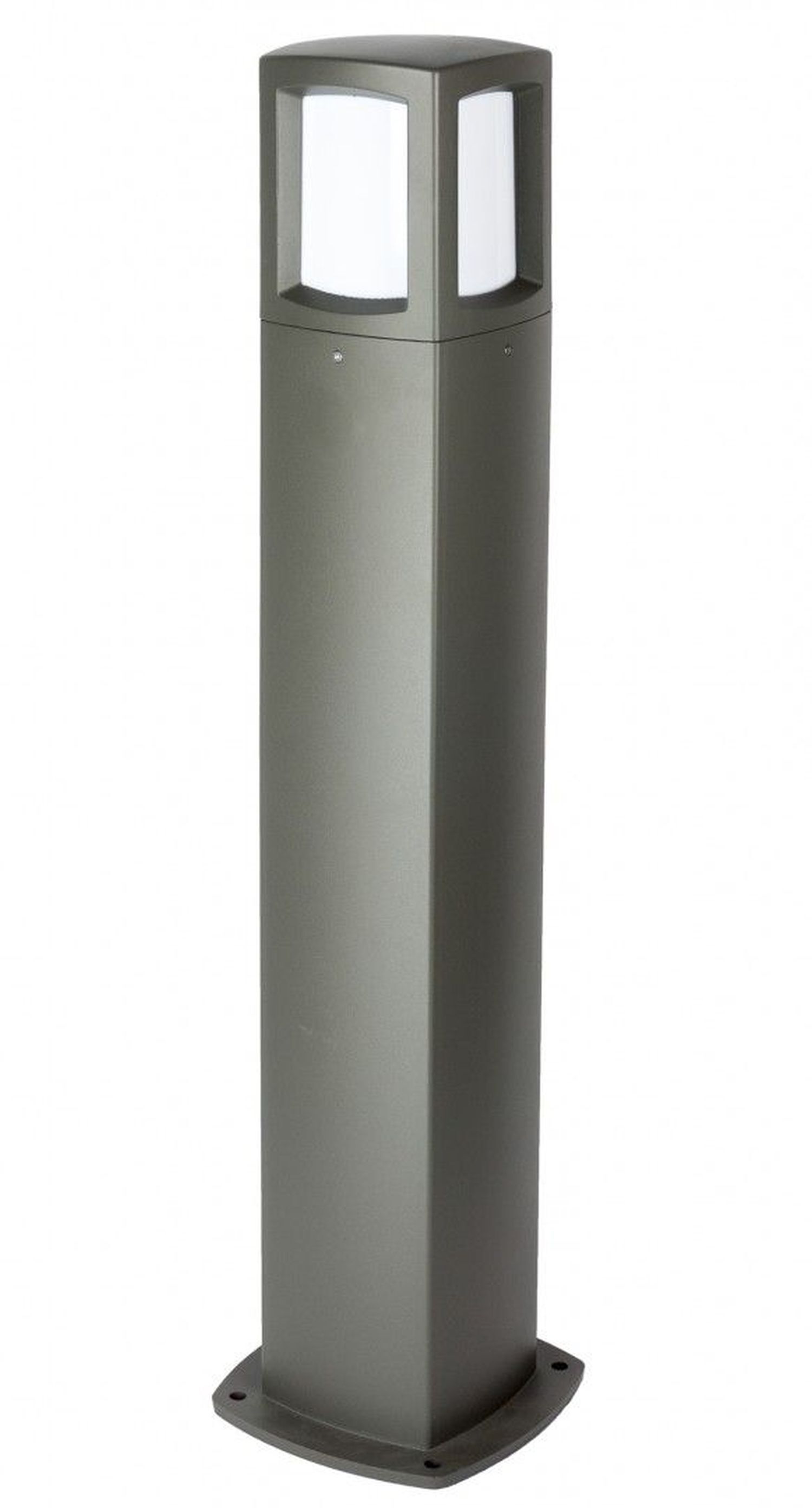 Petite lampe de chemin Gris foncé Aluminium E27 IP65 100 cm Zinn, Kann, Mülleimer