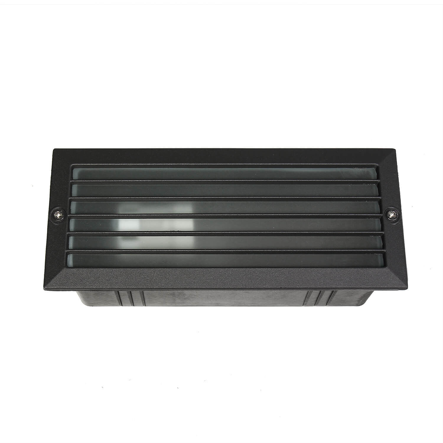 Luminaire encastré extérieur L : 23 cm IP44 E27 Aluminium Anthracite