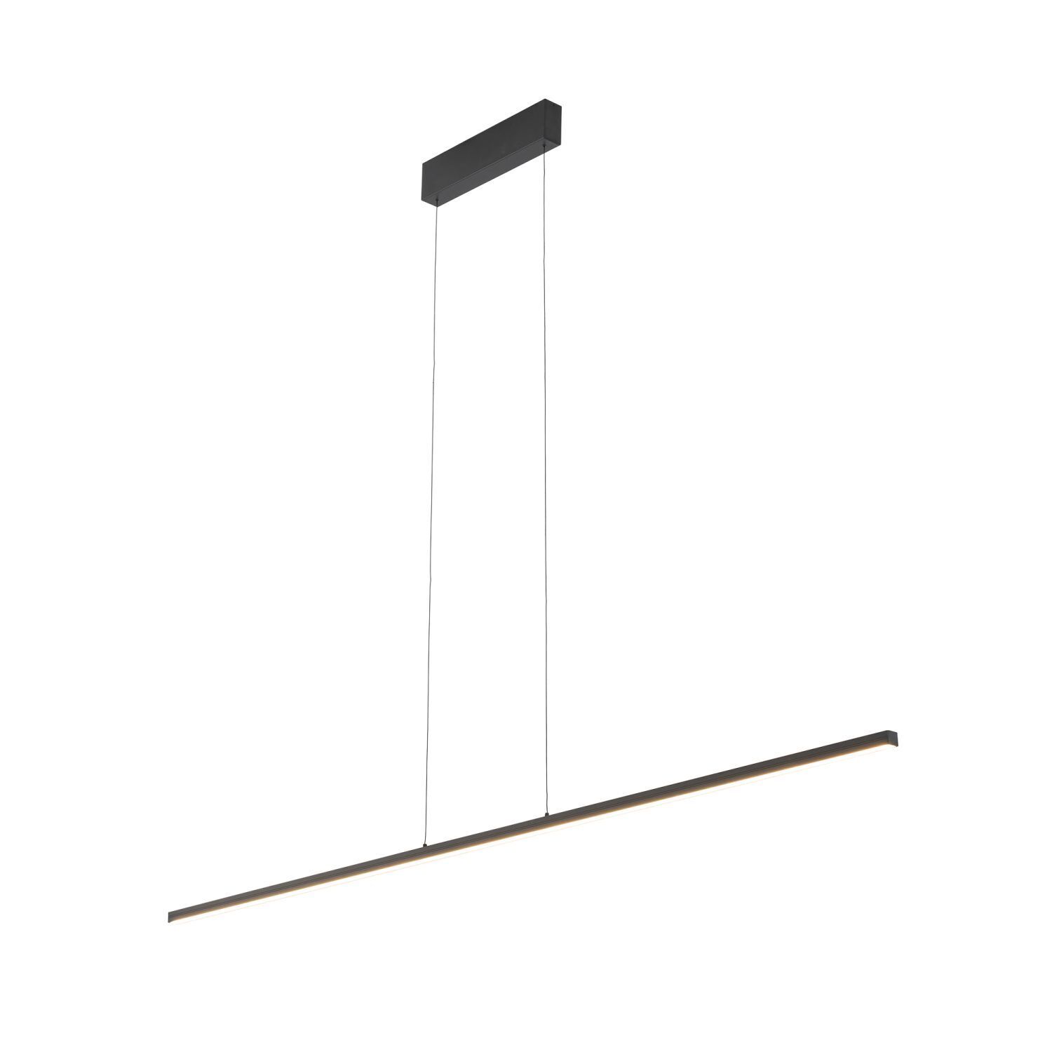 Lampe à suspendre LED Noir 3000 K 1000 lm L : 120 cm long