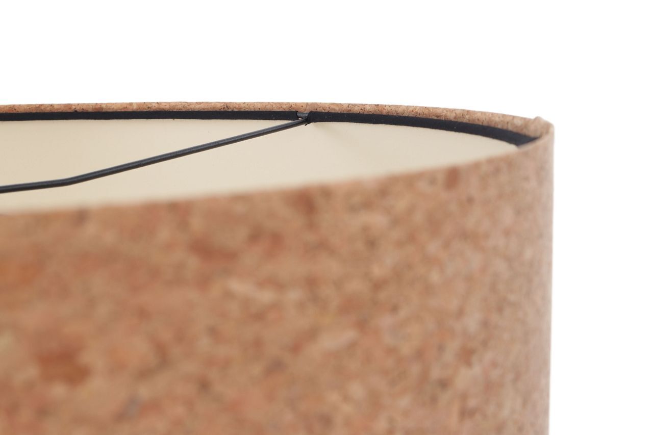 Lampe à suspendre Salle à manger Naturel Noir Liège Ø 40 cm E27 Moderne