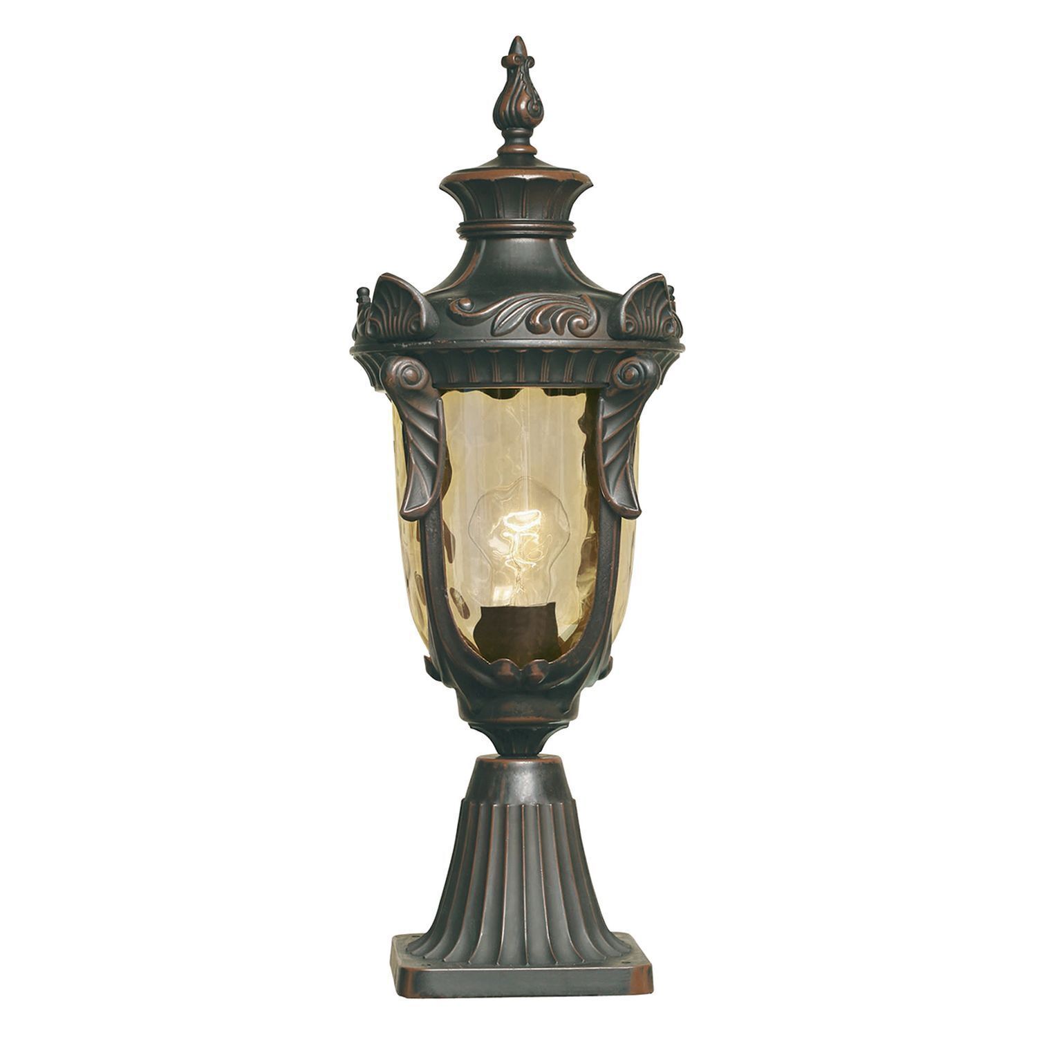 Lampe de jardin Antique H:54cm verre soufflé AMY