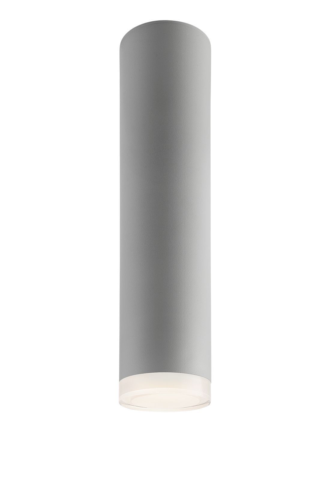 Spot Lampe argentée ronde moderne en aluminium