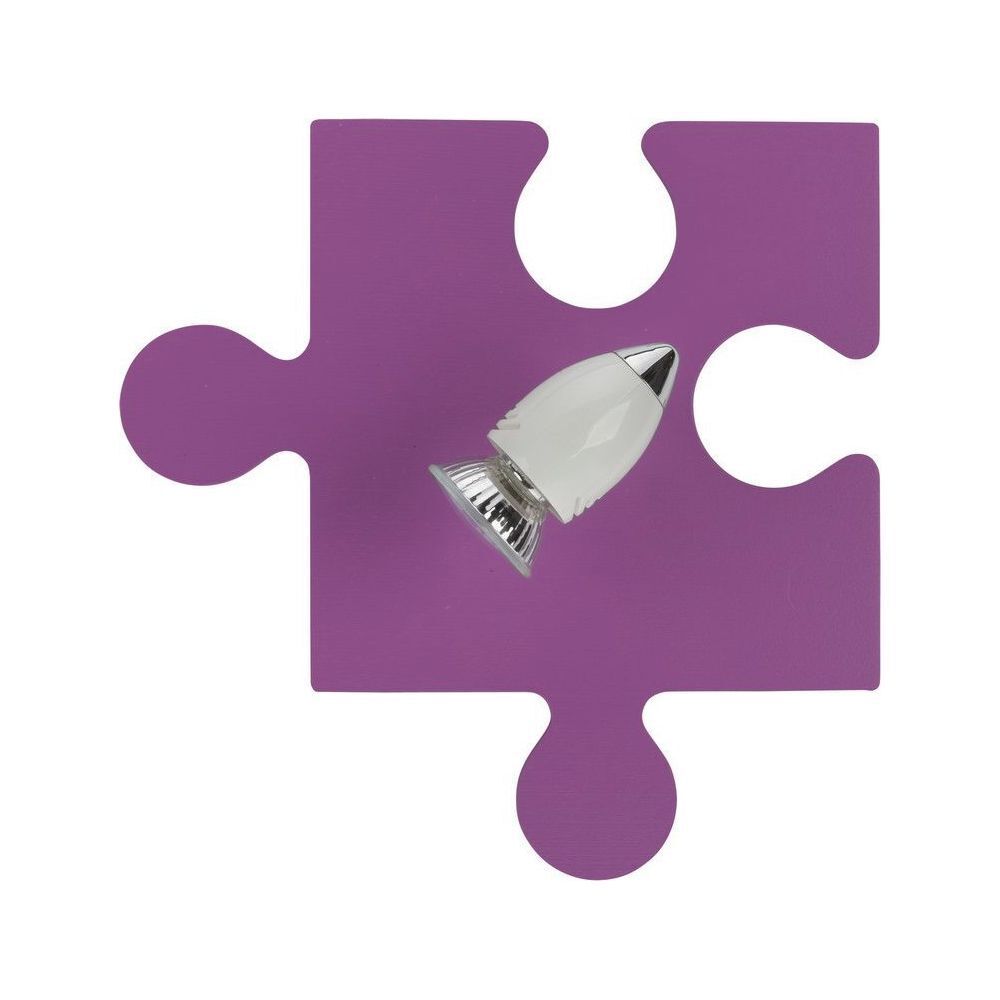 Lampe pour enfants PUZZLE en violet Beleuchtung