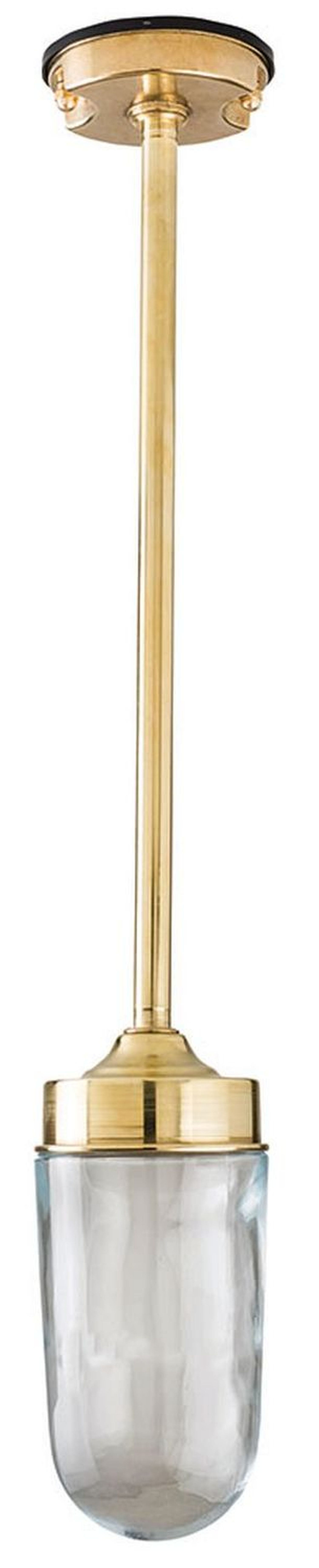Lampe d'extérieur verre laiton inoxydable plafond terrasse