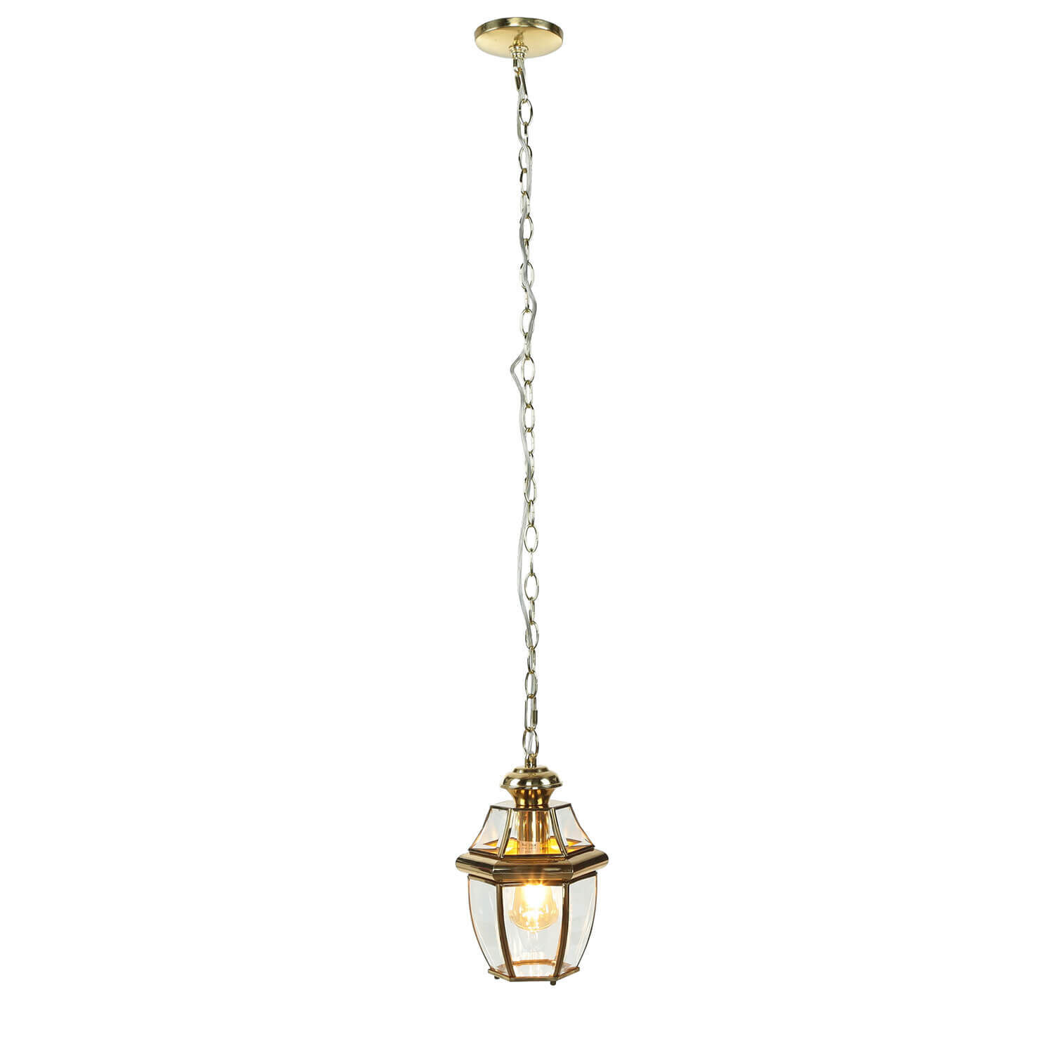 Suspension d'extérieur laiton verre vintage design E27