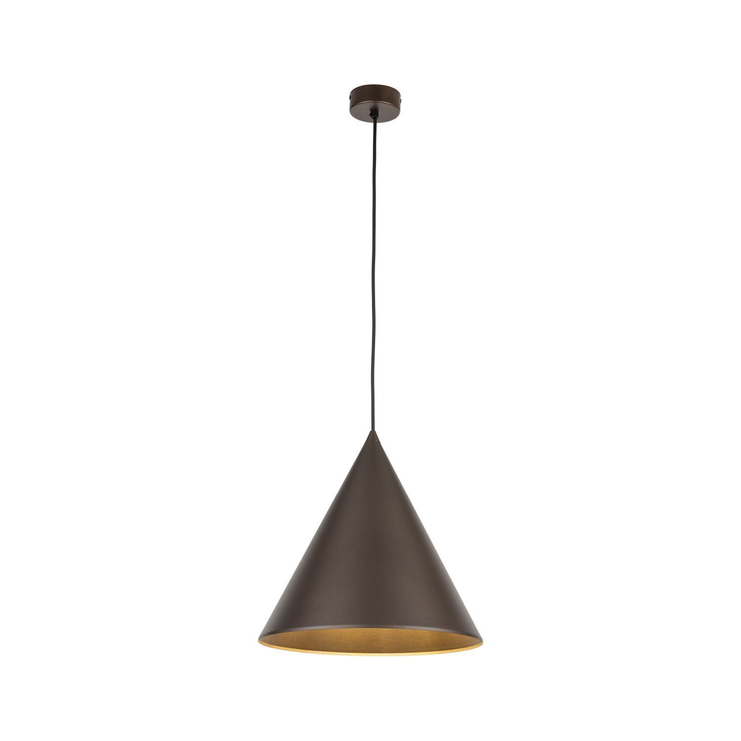 Lampe à suspendre métal Ø 32 cm Abat-jour conique E27 Design rétro Lampe, Kronleuchter