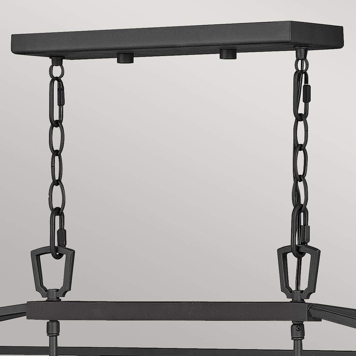 Suspension extérieure 101,6 cm de long E14 IP44 Noir Vintage