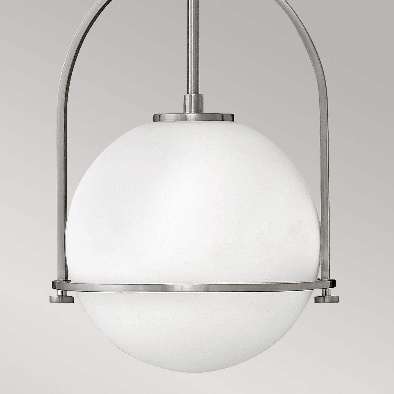 Lampe à suspendre métal verre rond D : 28,9 cm E27 Vintage