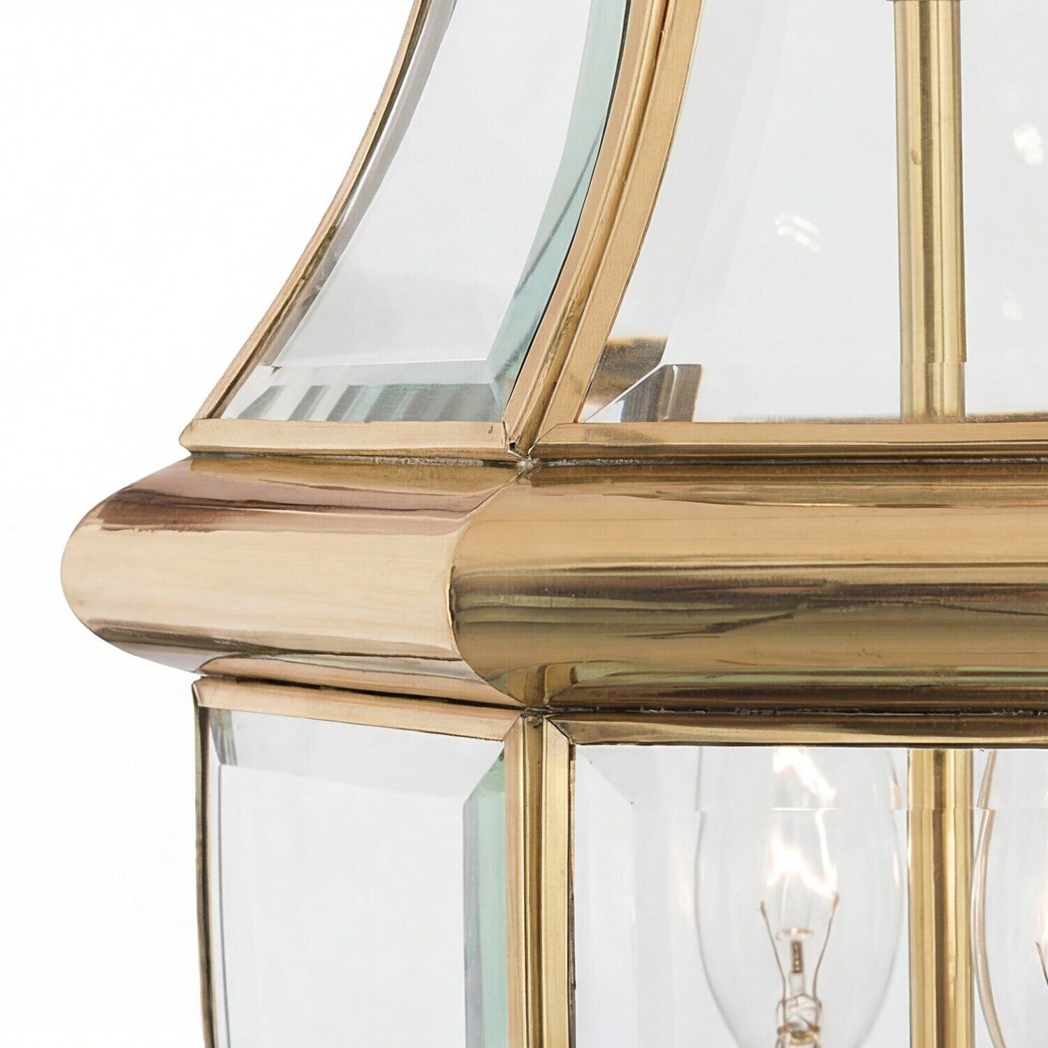 aussen-wandleuchte-aussenlampe-regina-2-flammig-messing-poliert-vintage-04 Glaskuppel, Messingrahmen, Laternen-Lampe, Glass Cabinet, Bronze Gold