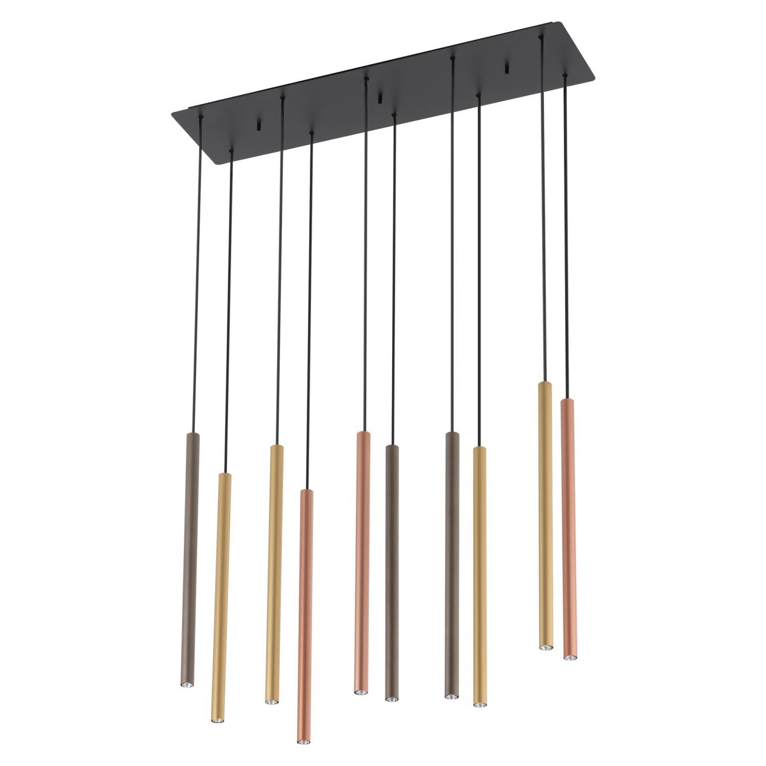 Lampe à suspendre table à manger 10 flammes G9 Métal Moderne réglable Glockenspiel, Musikinstrument, Bogen, Waffe