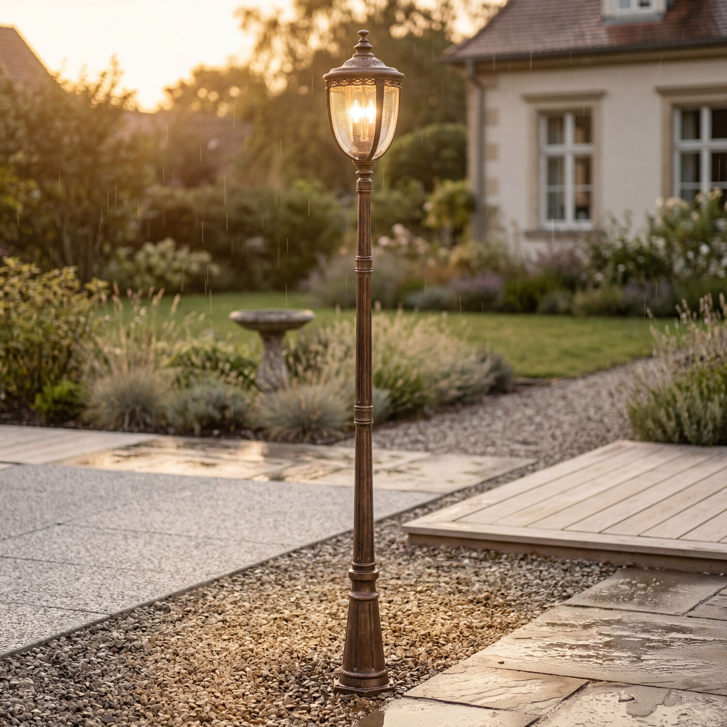 Laterne, Garten, Straßenlaterne, Beleuchtung, Outdoor