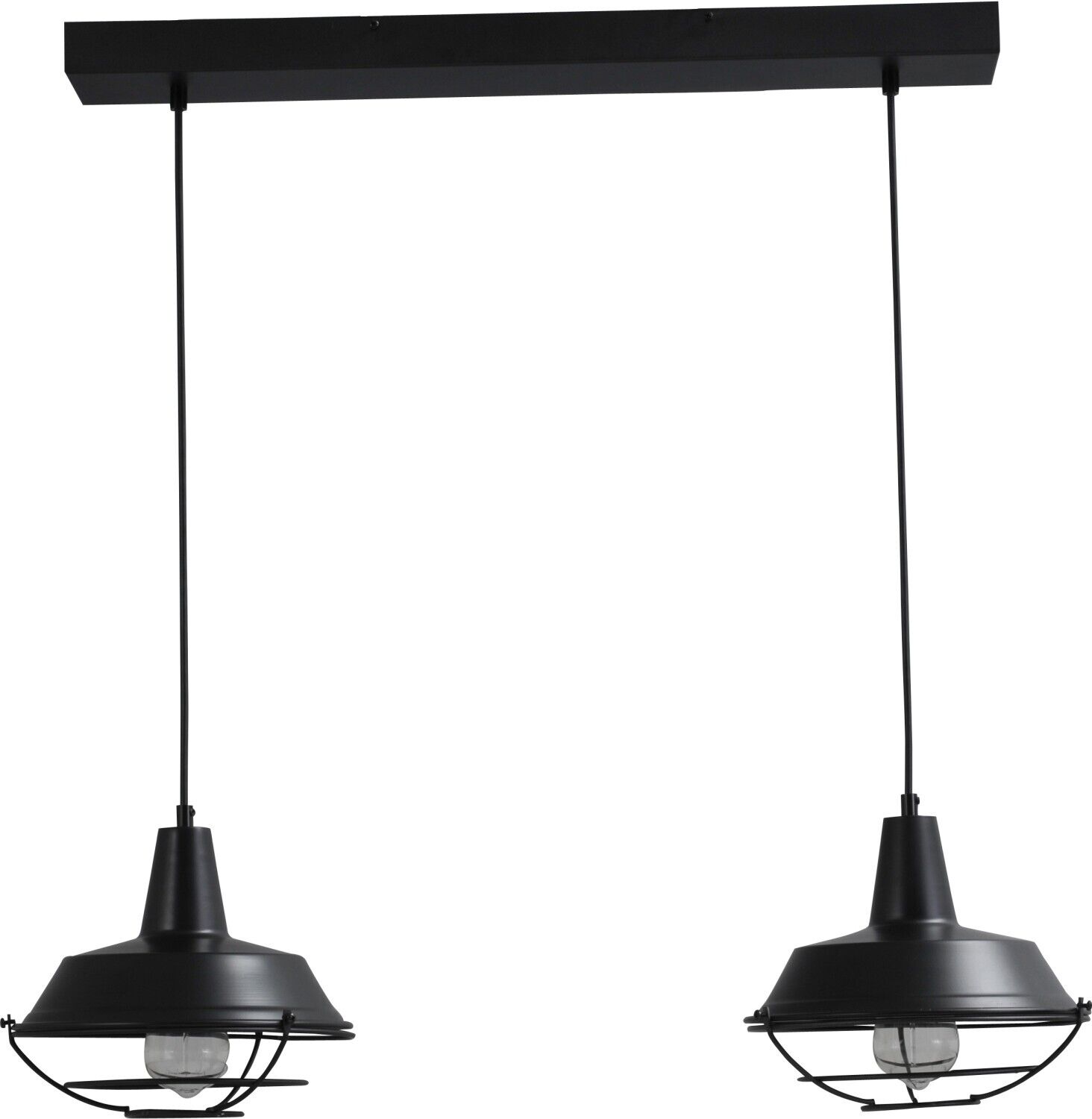 Lampe de cuisine noire