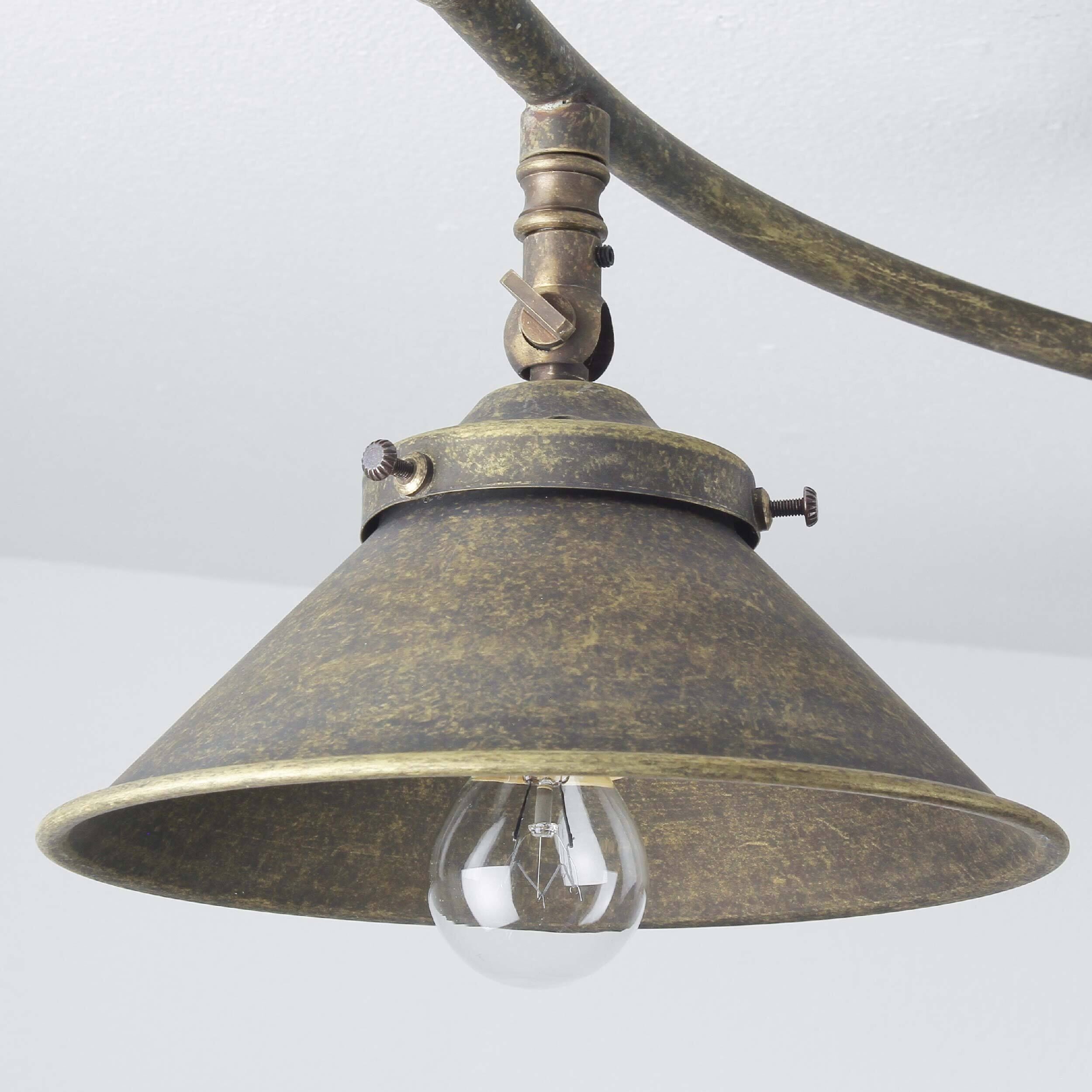 Plafonnier Laiton antique Vintage Réglable Lampe, Deckenventilator, Gerät, Elektrisches Gerät, Bronze