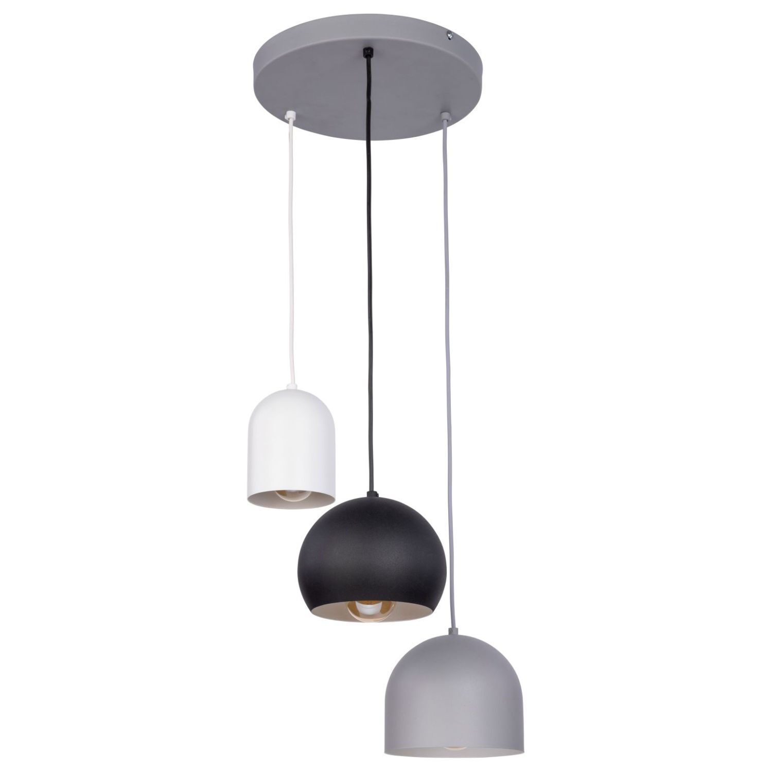 Suspension Gris Blanc Noir Lampe de table Lampe, Kronleuchter, Deckenleuchte