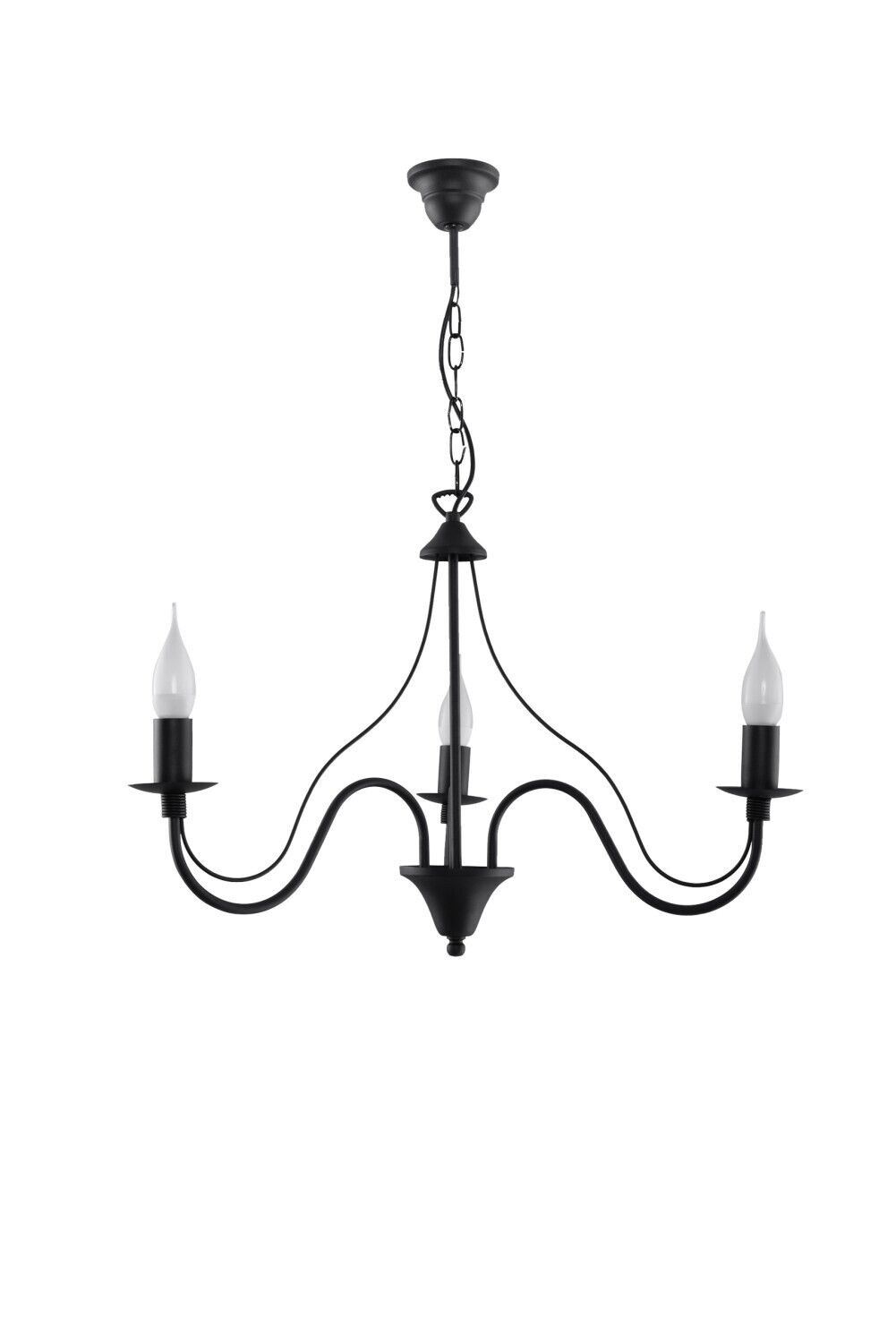 Lustre rustique E14 FIORANO en noir