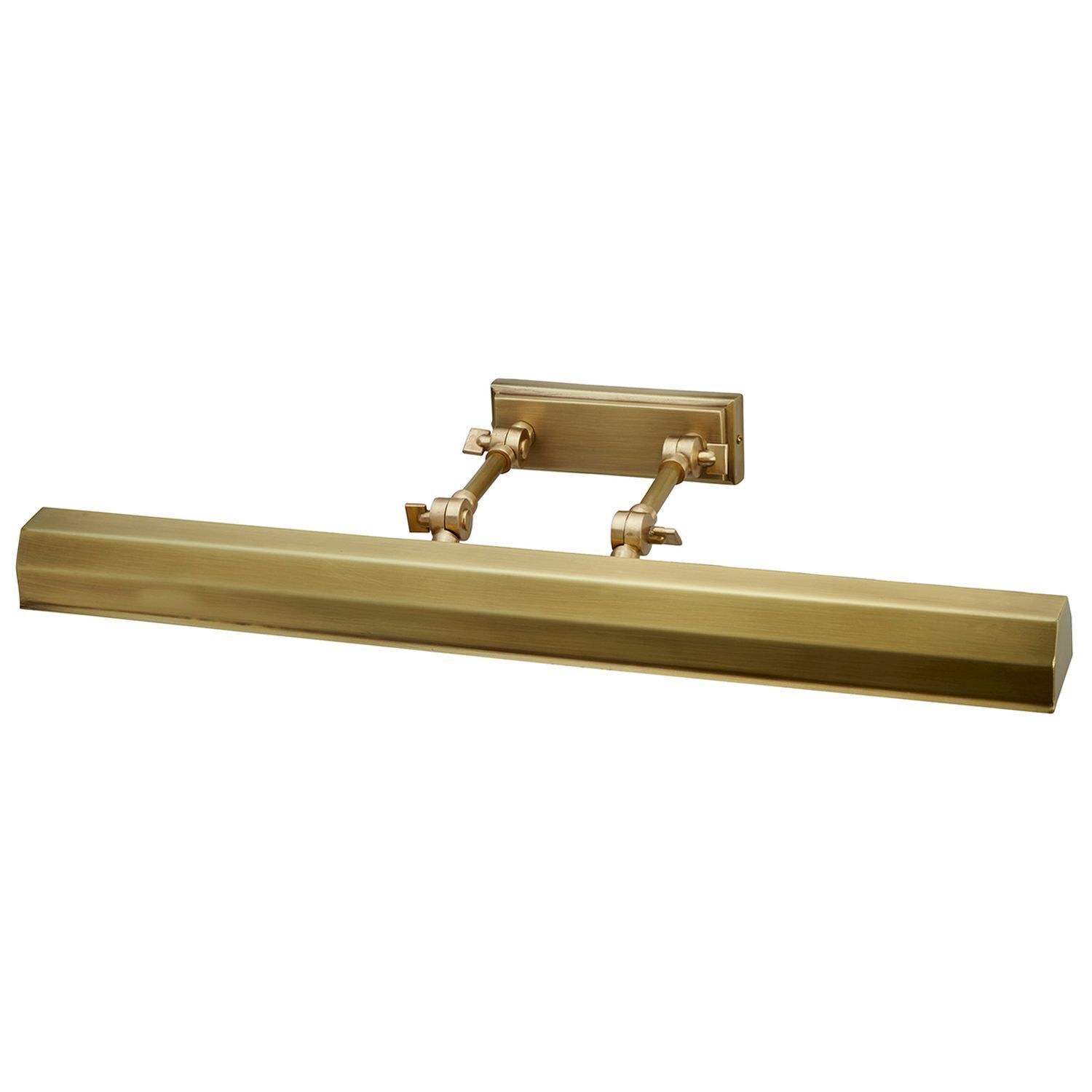 Bilderleuchte in Messing antik 65cm lang verstellbar Bronze, Griff