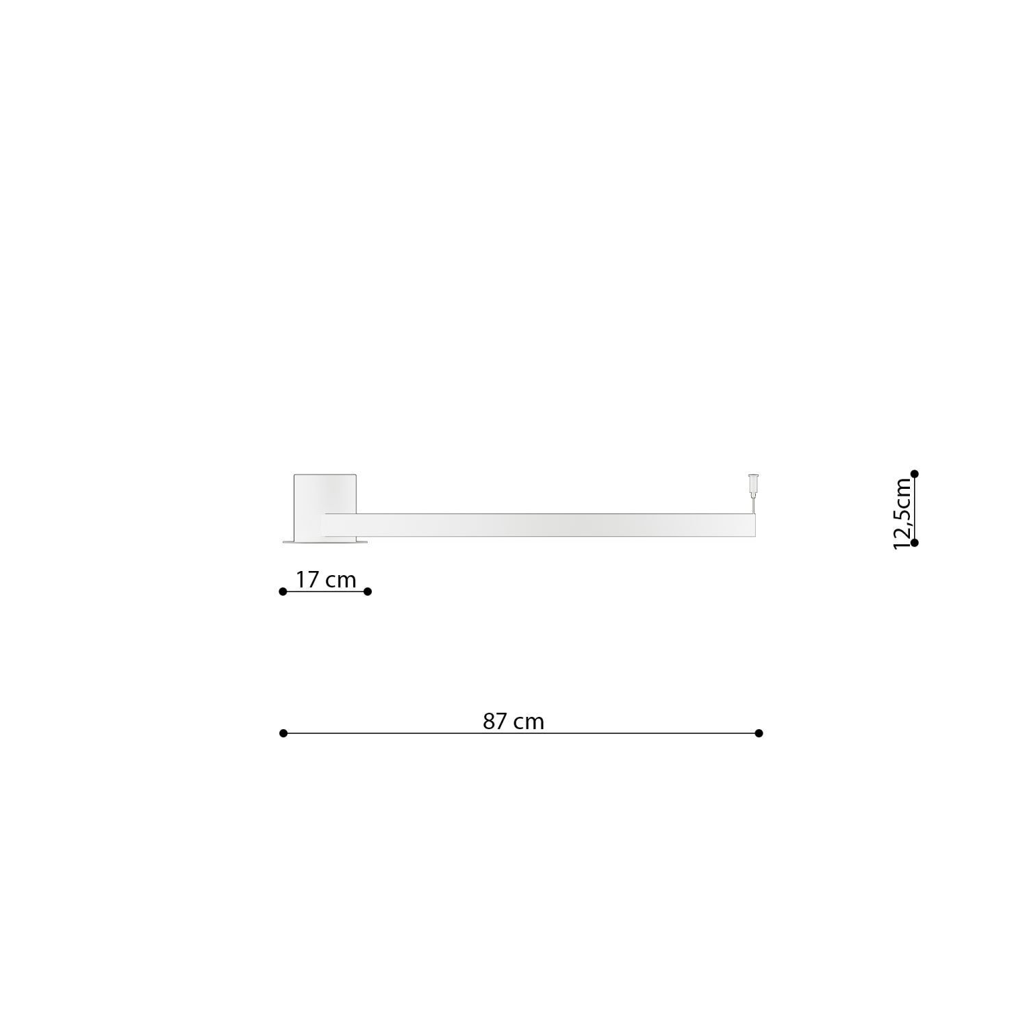 Ring Plafonnier LED Design moderne Ø 78 cm 3000 K 5520 lm
