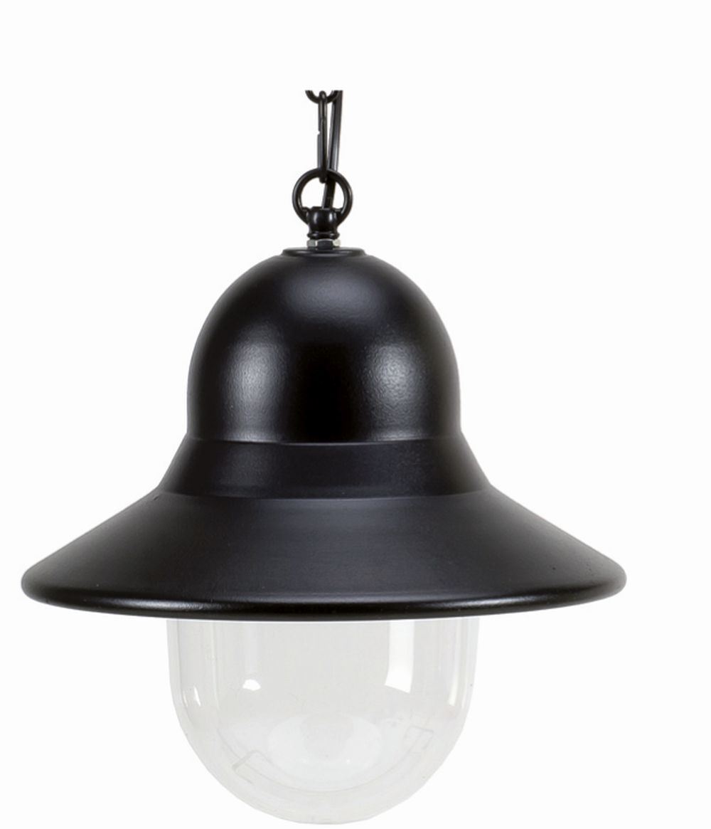 Lampe d'extérieur Rustique Noir Ø27cm Aluminium élégant E27
