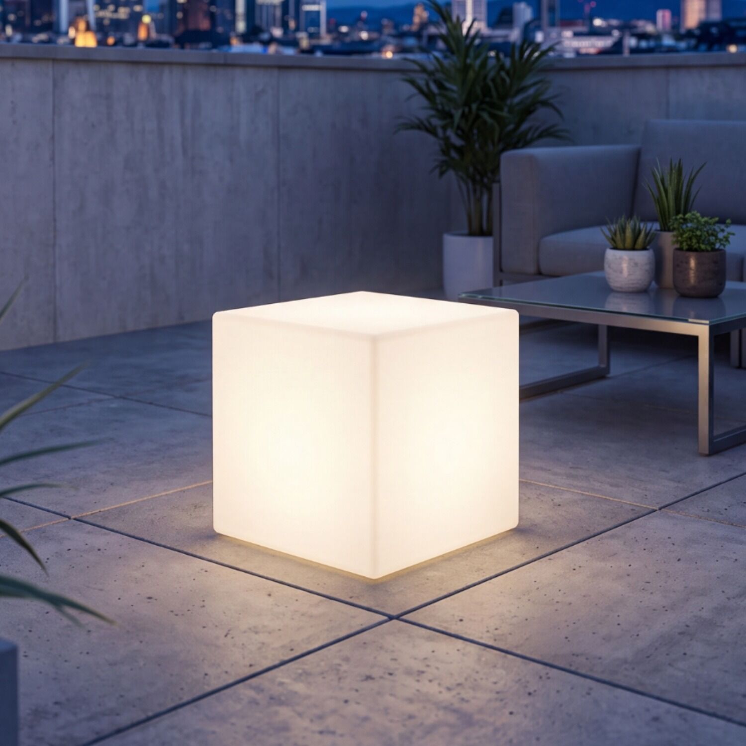 wegeleuchte-moderne-wegeleuchte-aussenbeleuchtung-modern-vinklad-1x-e27-mit-7w-leuchtmittel-inklusive-weiss-modern-le110917-01 LED-Lampe, Würfel-Lampe, Outdoor-Lampe, Lichtwürfel, Glühwürfel