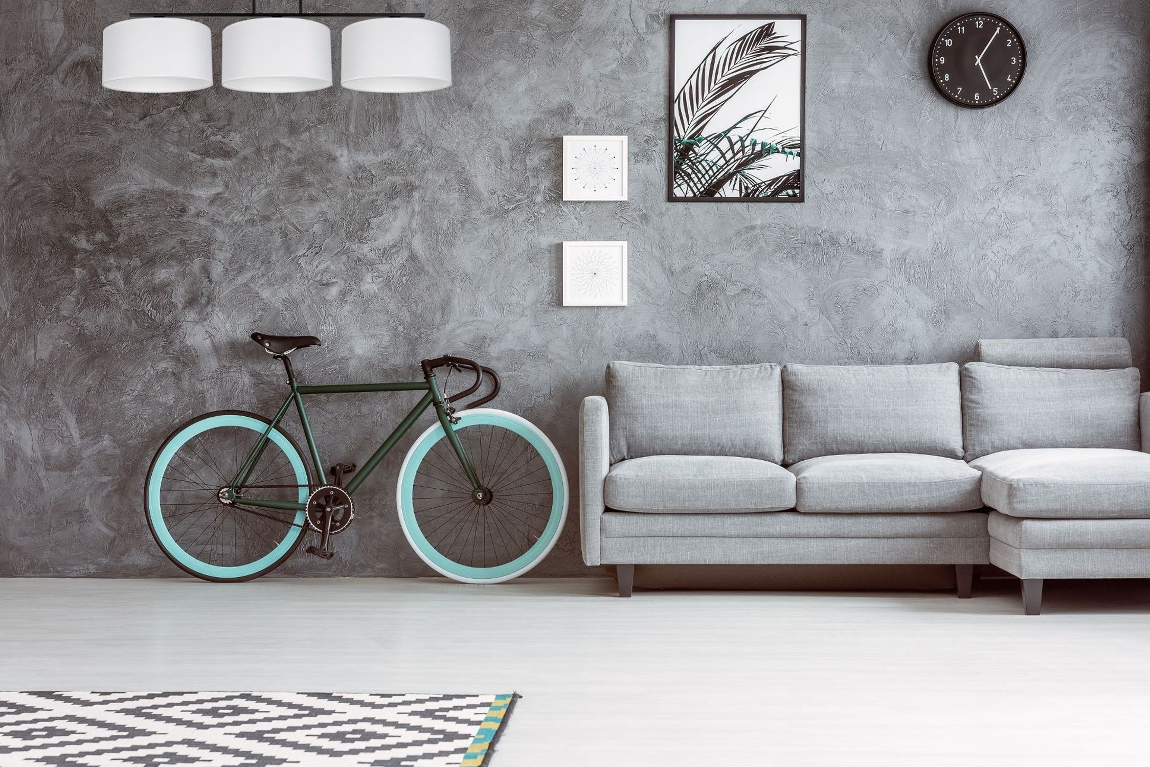 Blendarme Plafonnier Tissu Noir Blanc E27 3-flmg Dekoration für Zuhause, Couch, Innenarchitektur, Fahrrad, Rad