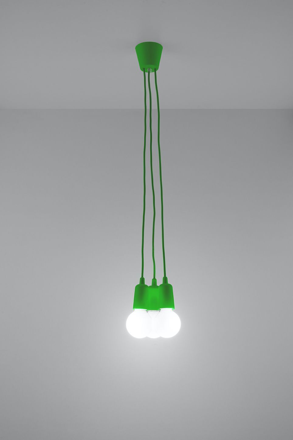 Suspension NESSA Vert réglable jusqu'à 90cm Rétro