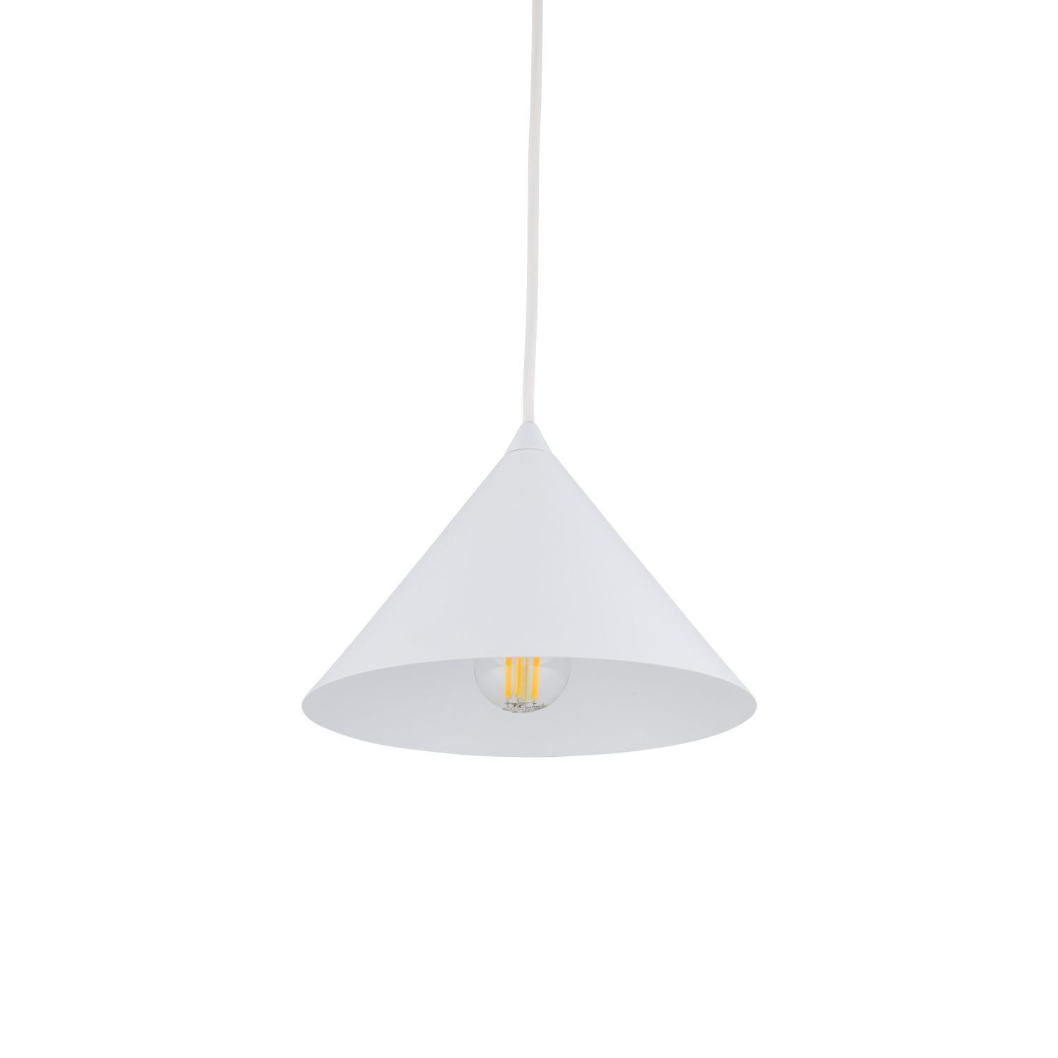 le111310-haengeleuchte-haengelampe-metall-e27-d-19-cm-rund-h-max-155-cm-weiss-retro-4 pendant light, Kegelförmige Leuchte, weiß, hängende Lampe, E27 Glühbirne