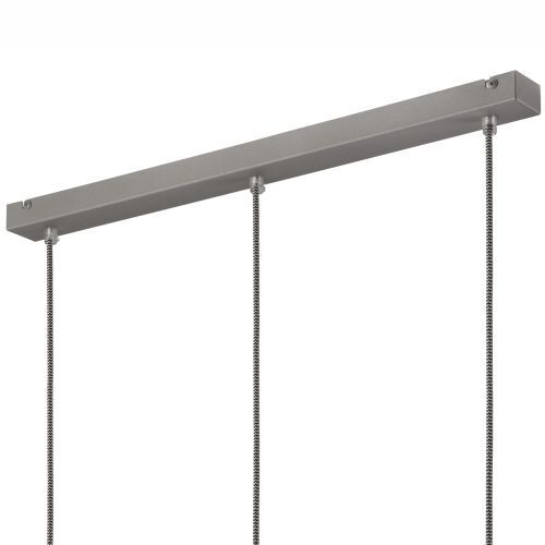 Suspension Argent Métal 3-flmg Rétro Table de salle à manger Drinnen, Zimmer, Duscharmatur, Schaukel, Spielzeug