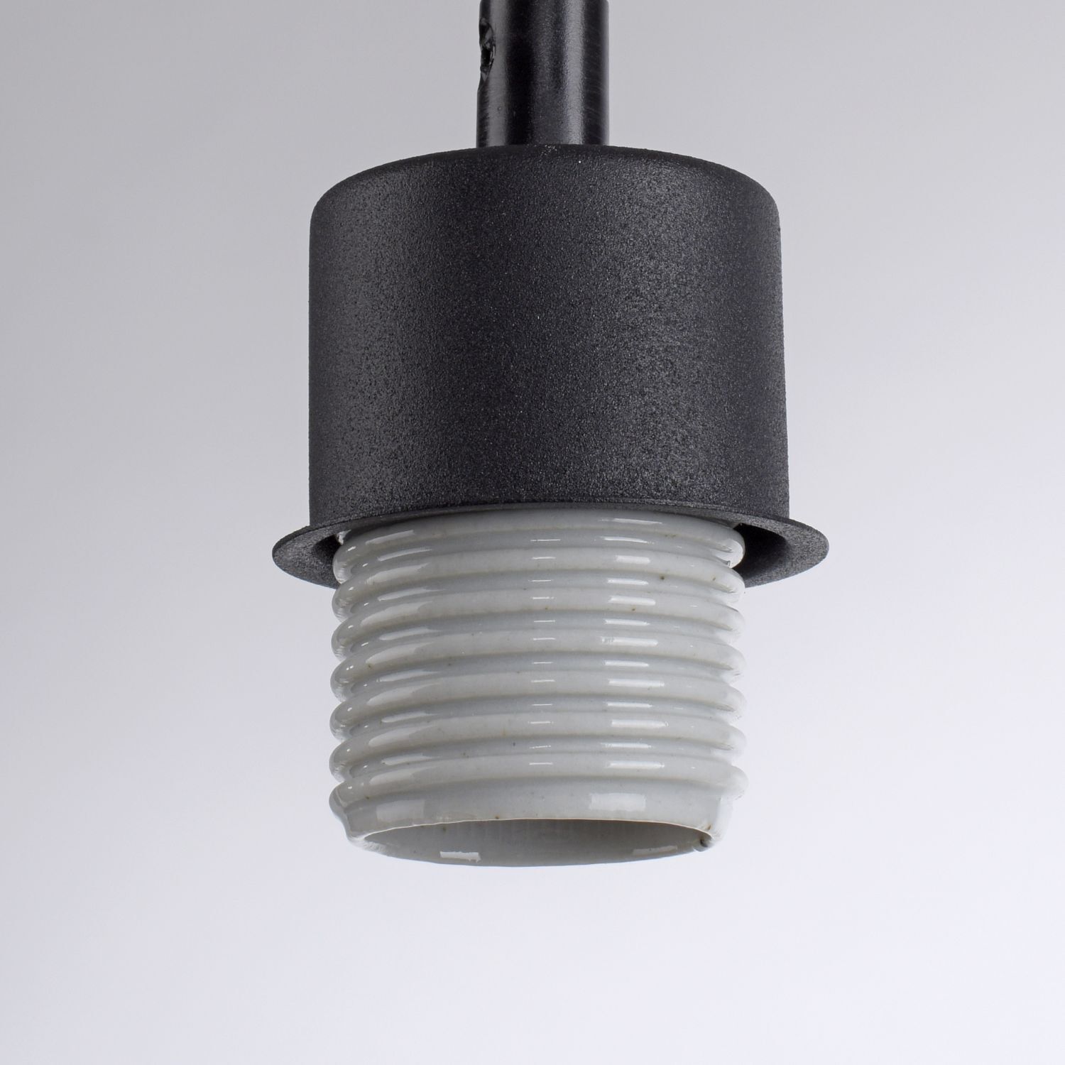 Lampe à suspendre pauvre en fleurs, poutre en bois, tissu 82,5 cm de long Licht