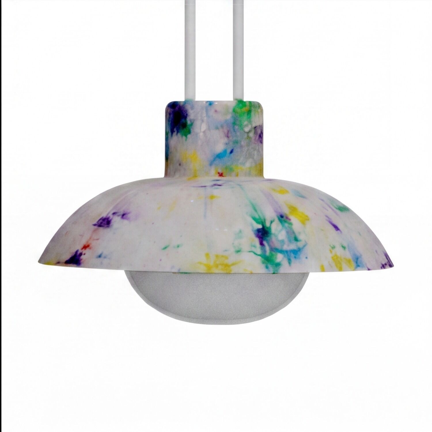 Hängelampe, Lampe, Klemmleuchte, Überkopfbeleuchtung, Glas-Lampe