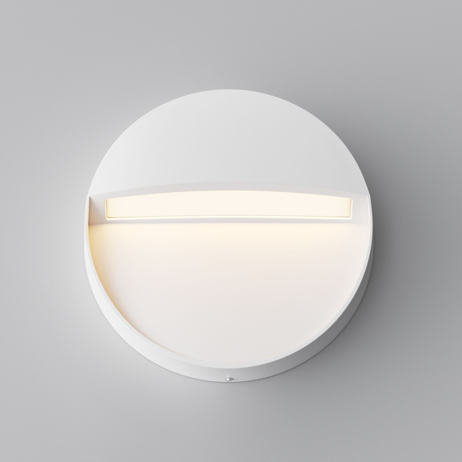 Applique murale extérieure LED Aluminium D : 12 cm rond IP54 Blanc Photographie, Deckenleuchte, Leuchte