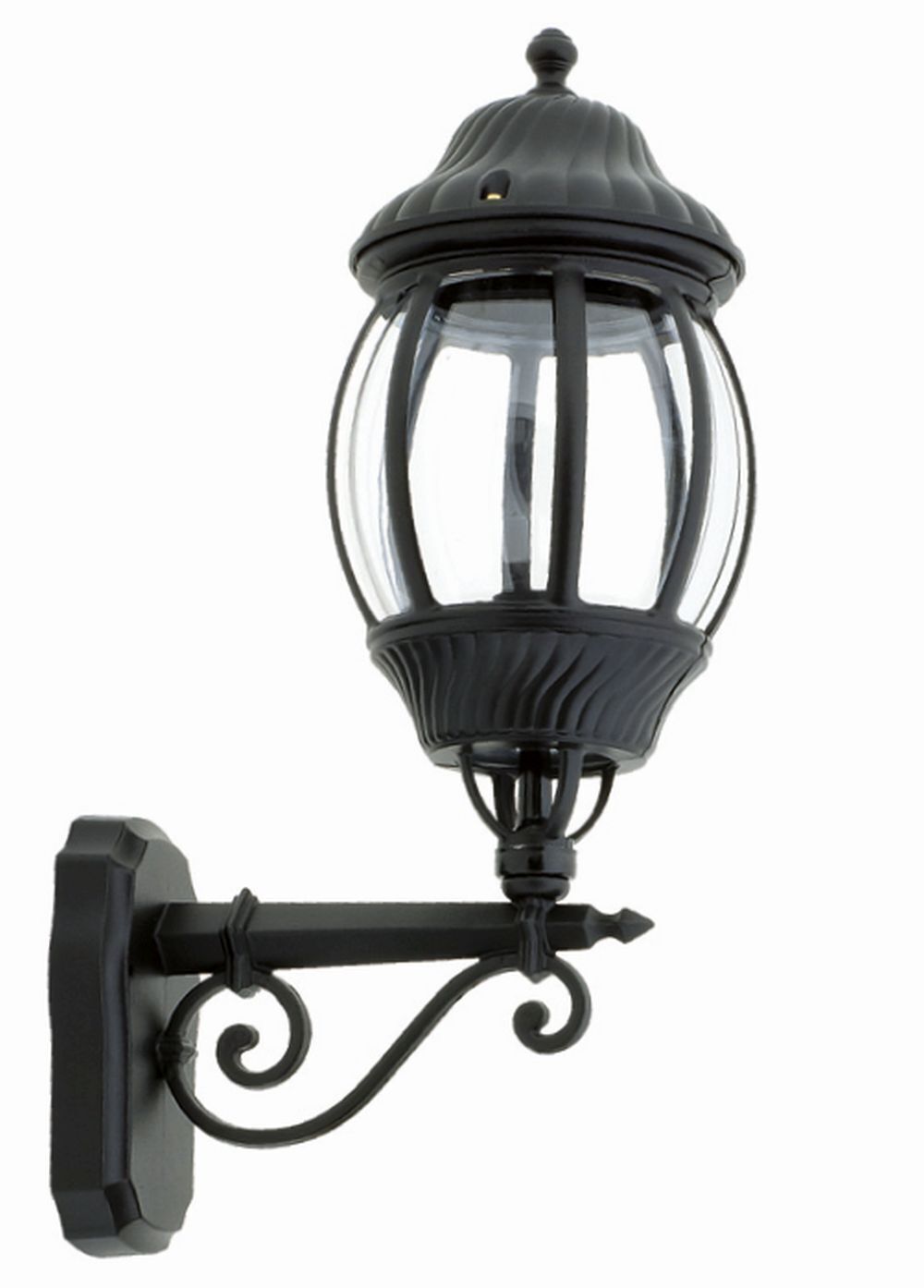 Elégante lampe d'extérieur noire 56 cm protégée contre la pluie