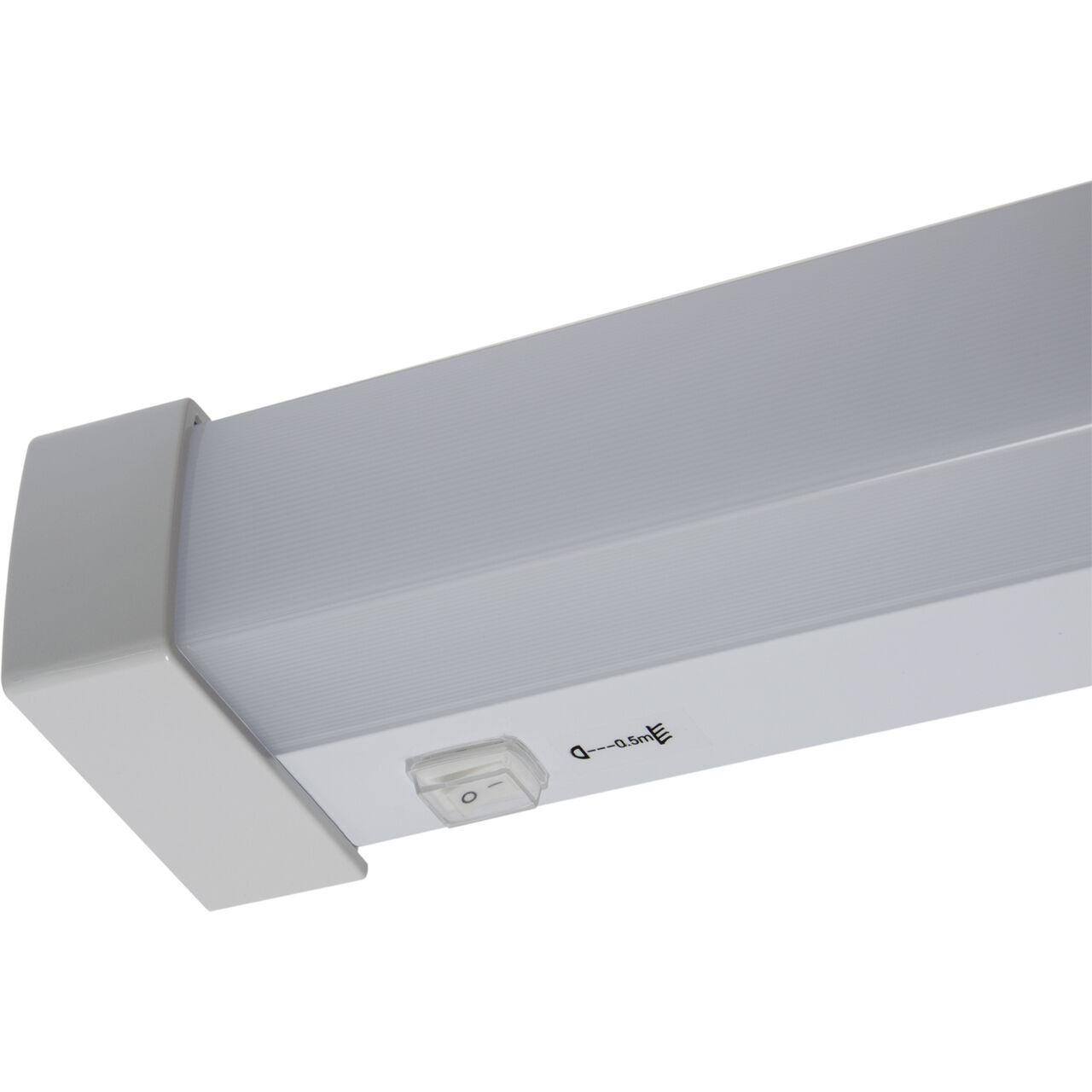 Lampe LED pour miroir avec interrupteur L : 59,8 cm IP44 blanc 4200 K