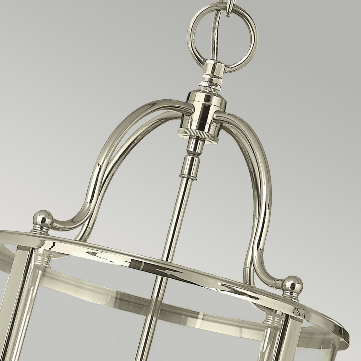 Lampe à suspendre E14 verre métal Ø30cm Art Nouveau AVELINE
