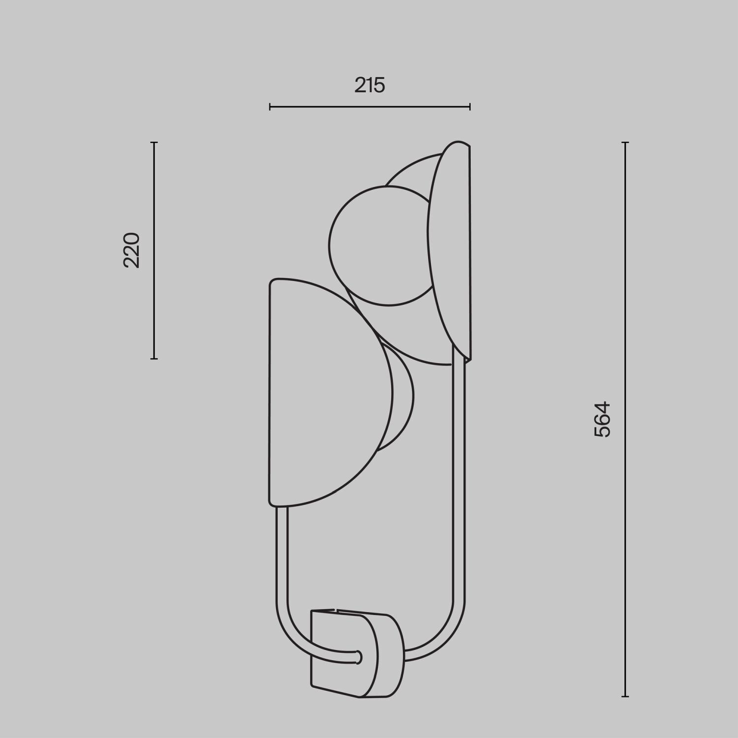 Applique Métal Verre G9 H : 56,4 cm en laiton blanc Applique Métal Verre G9 H : 56,4 cm en laiton blanc