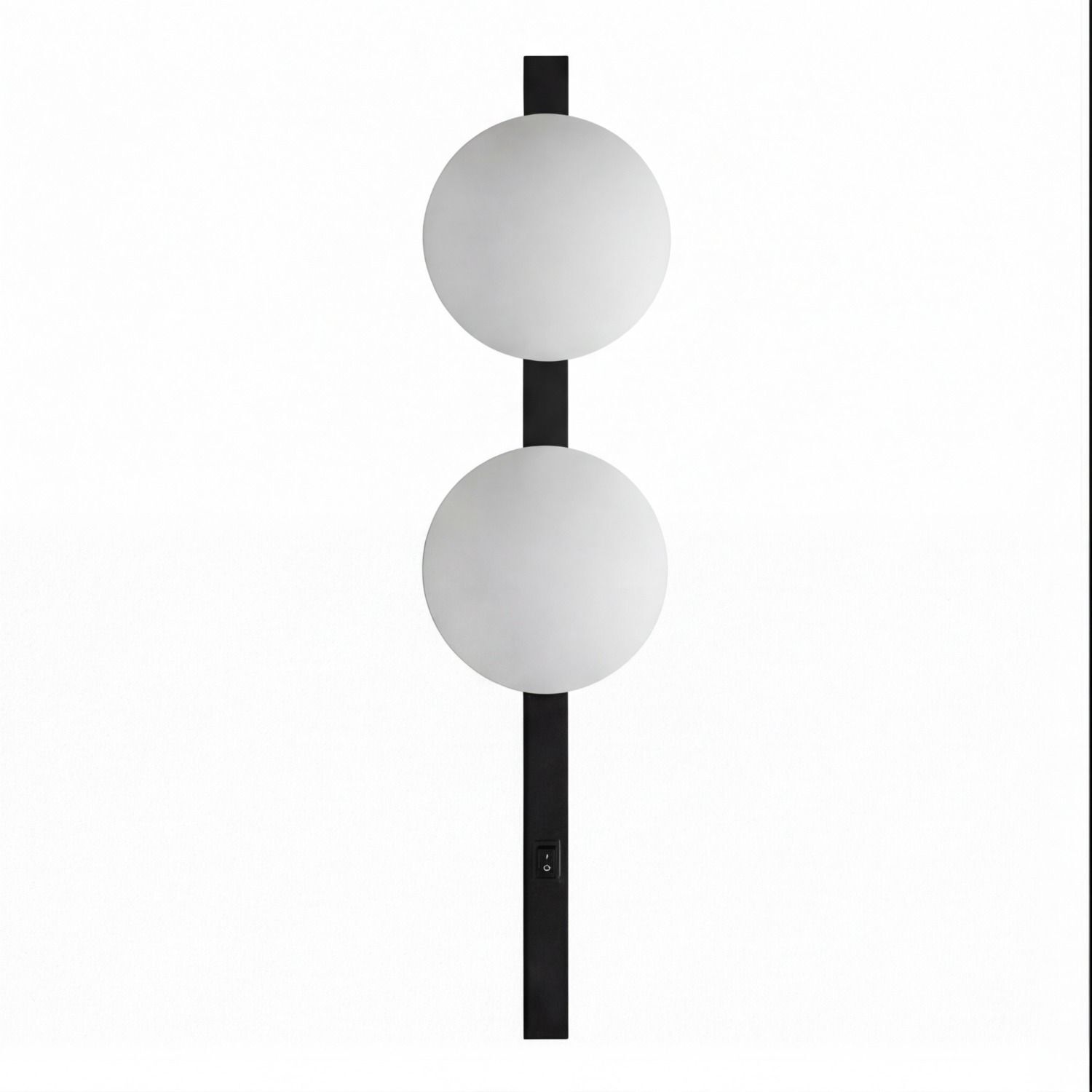 wandlampe, wandlampen, lampe, zweiteilig, rund