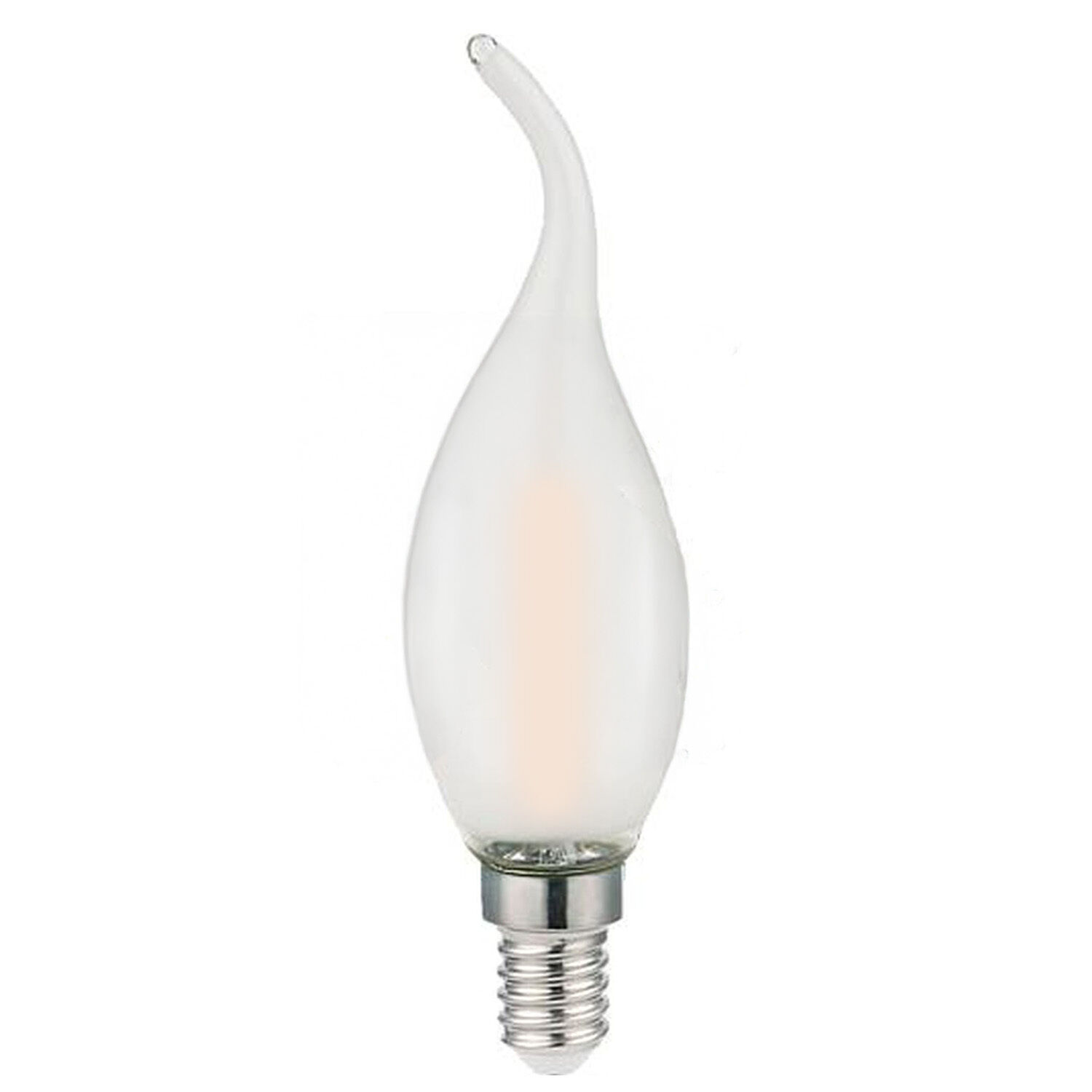 Ampoule dépolie LED E14 forme bougie 2700 K 470 lm - LM148