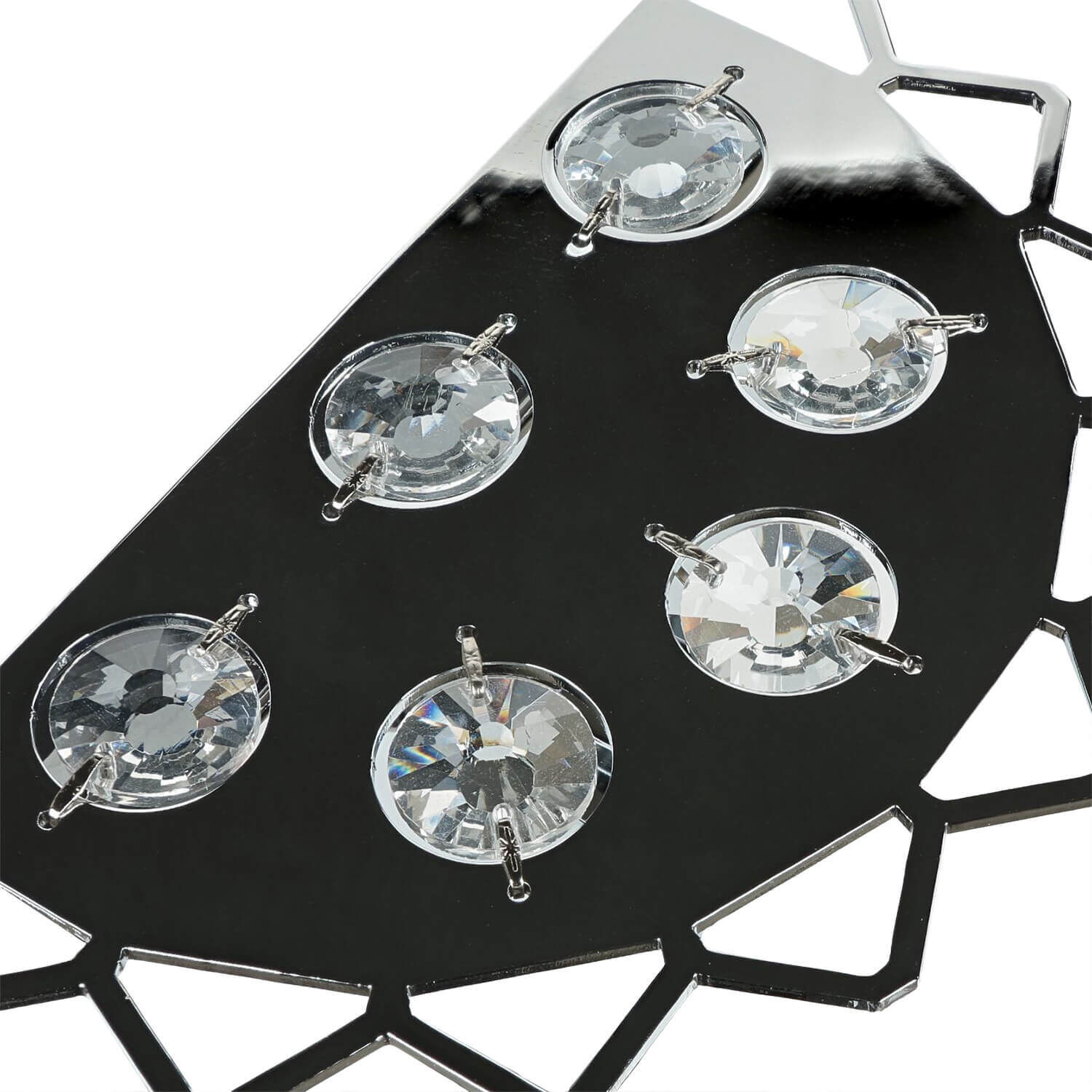 Lampe de salle de bain LED cristal verre IP44 design moderne