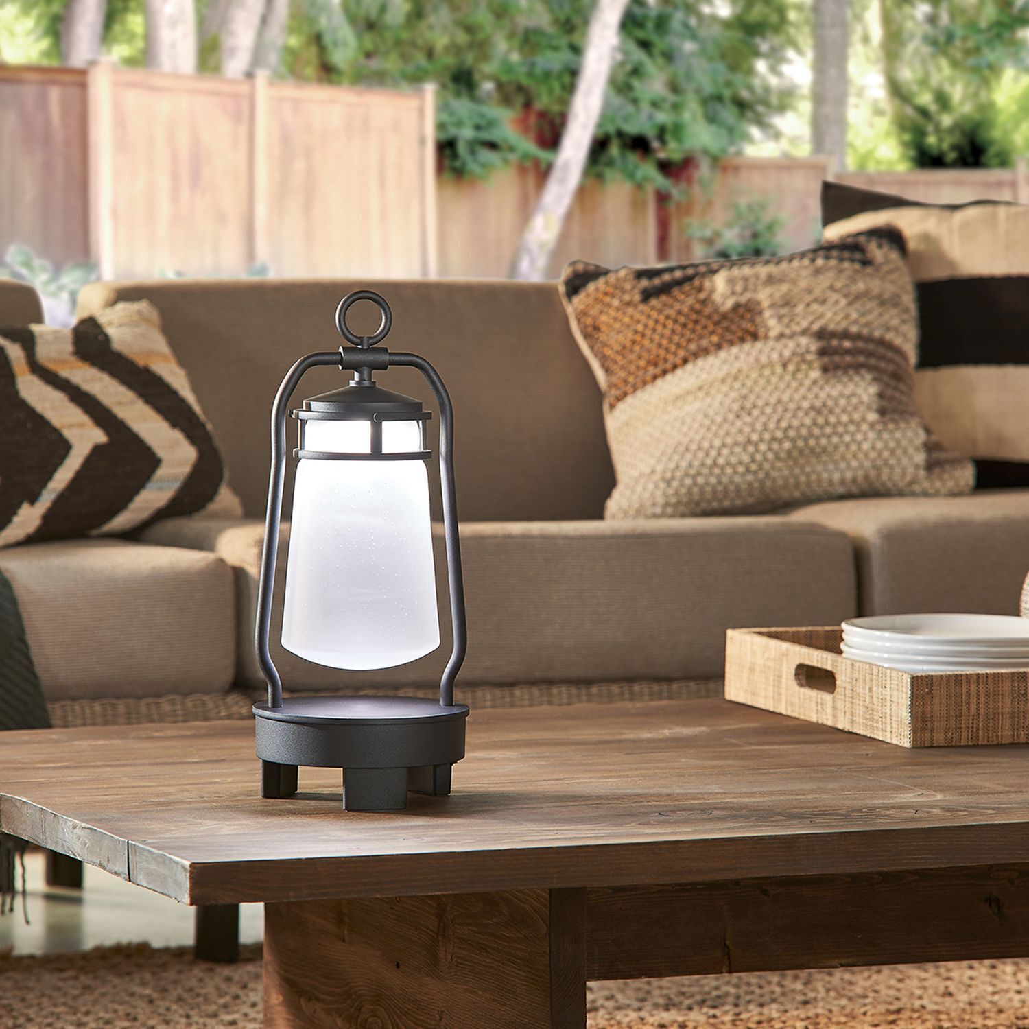 Lampe d'extérieur LED portable Smart Home avec haut-parleur