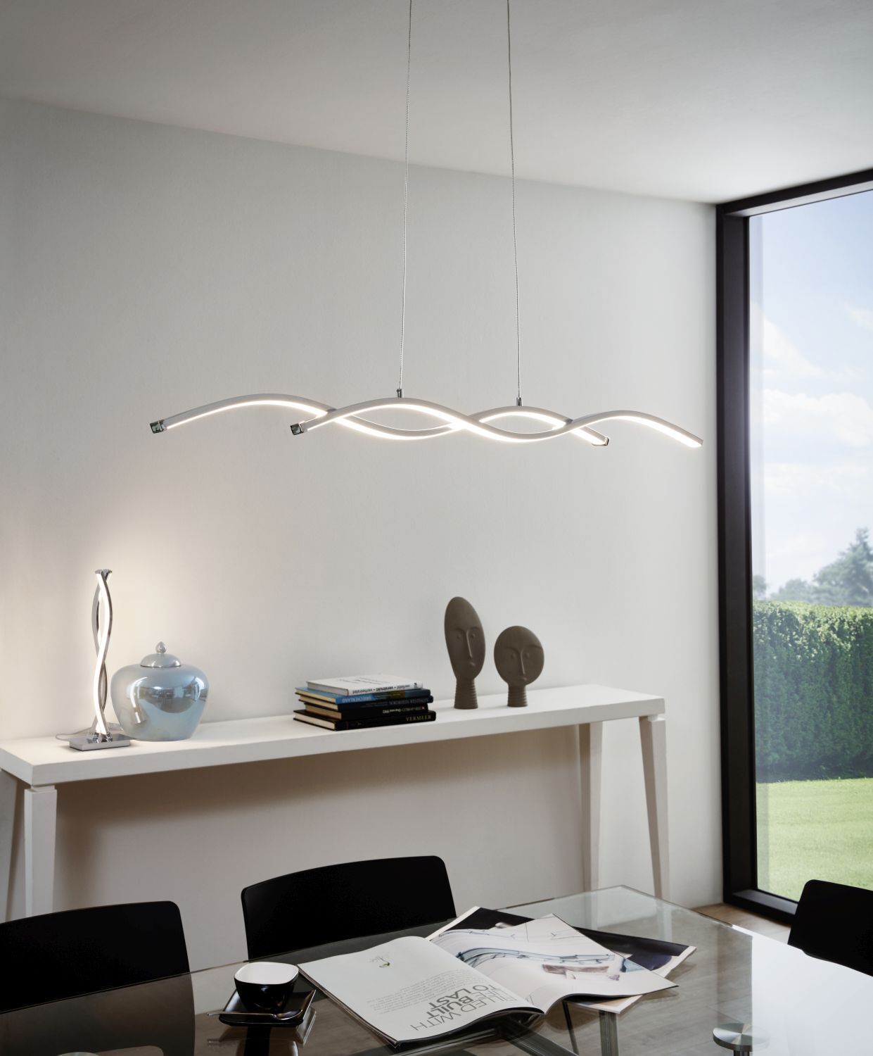 Lampe de table LED Lasana 2 blanc 2-Flmg