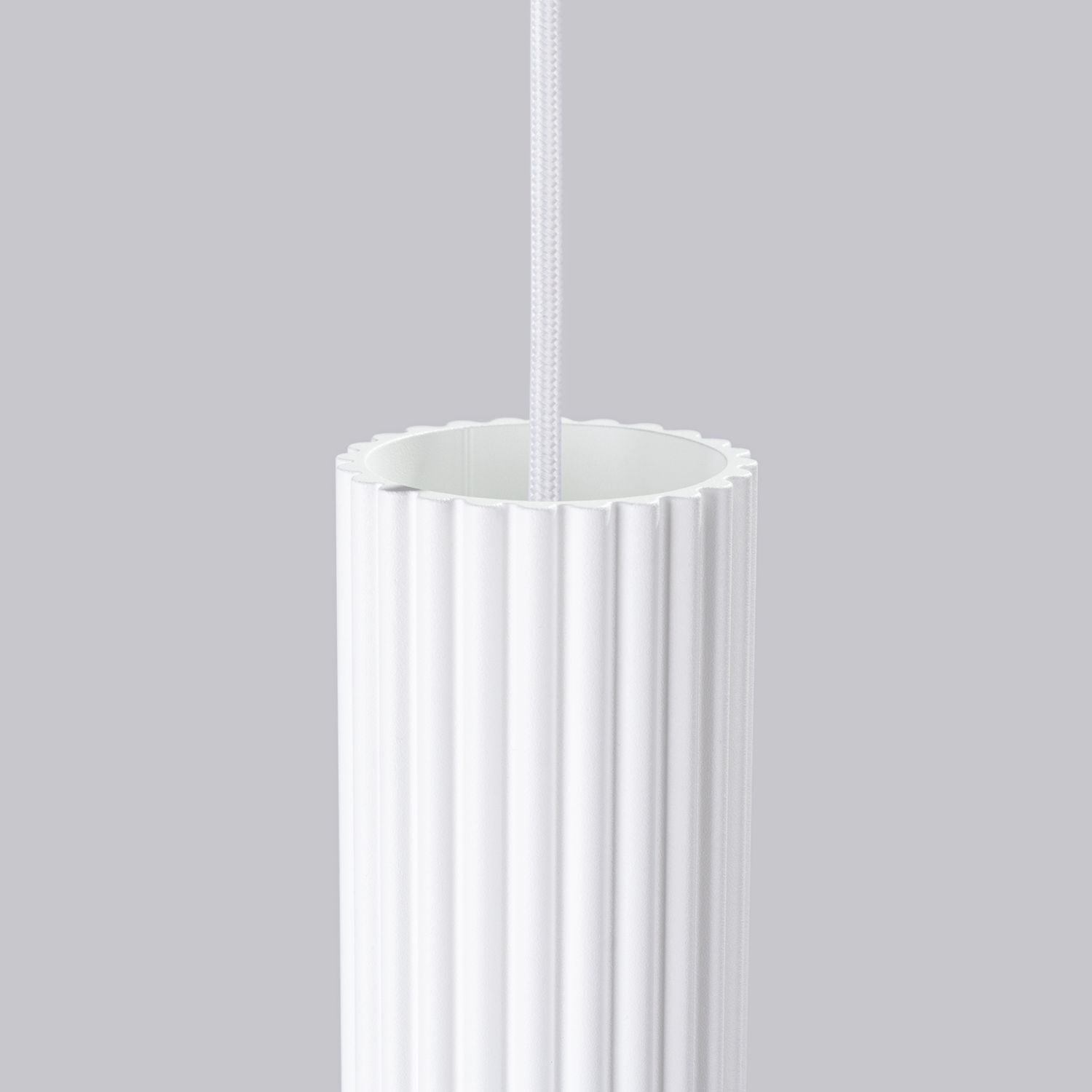 Lampe à suspendre 3 flammes GU10 L : 45 cm étroit Blanc Moderne