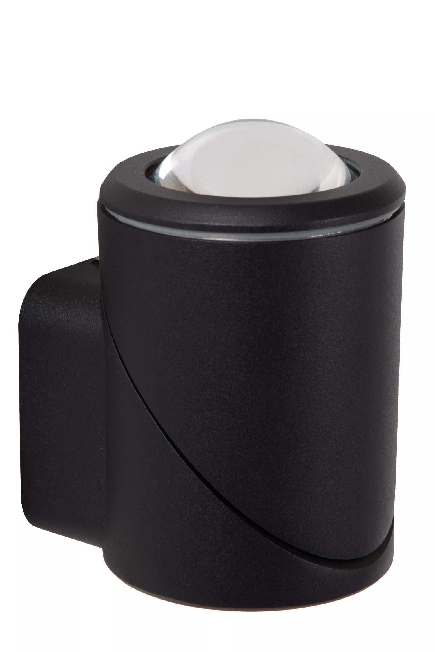 Spot mural à LED aluminium noir 2700 K IP65 flexible
